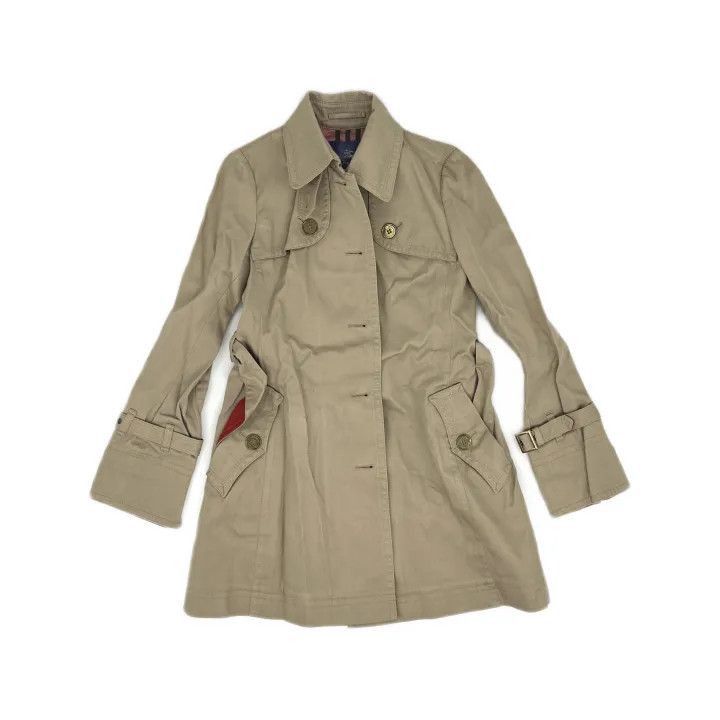 Burberry Burberry Burberry Stylish Solid Buttoned Trench Coat-2507 Size US M / EU 48-50 / 2 - 2 Thumbnail