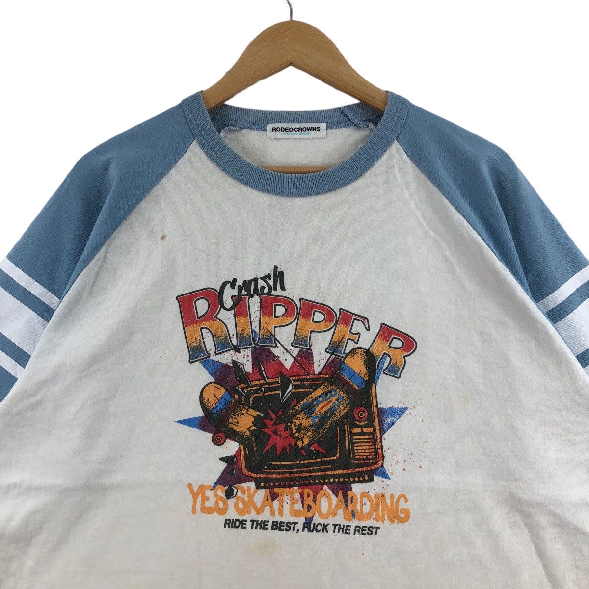 Japanese Brand Crash Ripper Skateboards T-Shirt Radeo Crown Japanese Brand Size US XXL / EU 58 / 5 - 2 Thumbnail