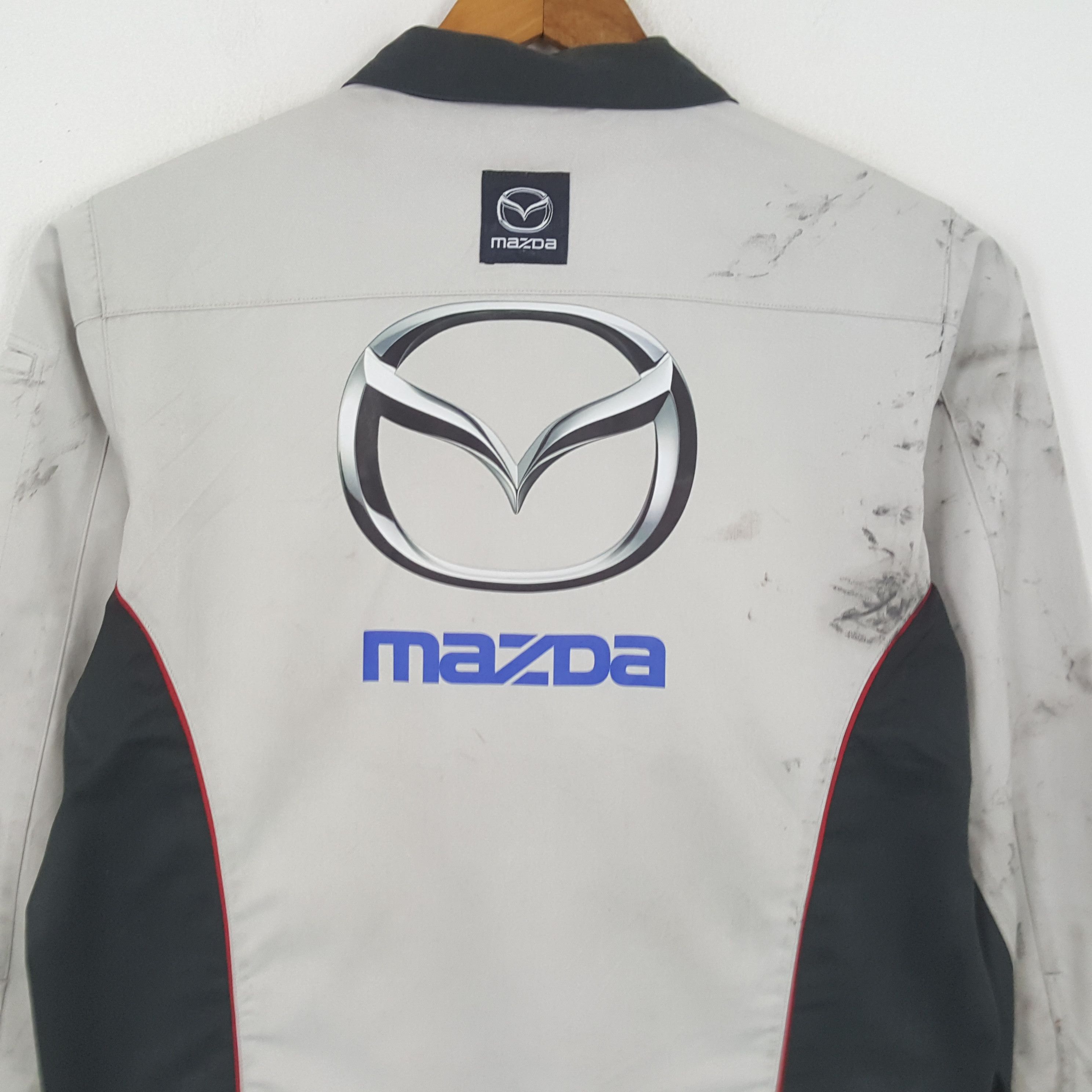 Japanese Brand × Vintage Vintage MAZDA Japanese Motorsports Crew Jacket Size US L / EU 52-54 / 3 - 2 Thumbnail