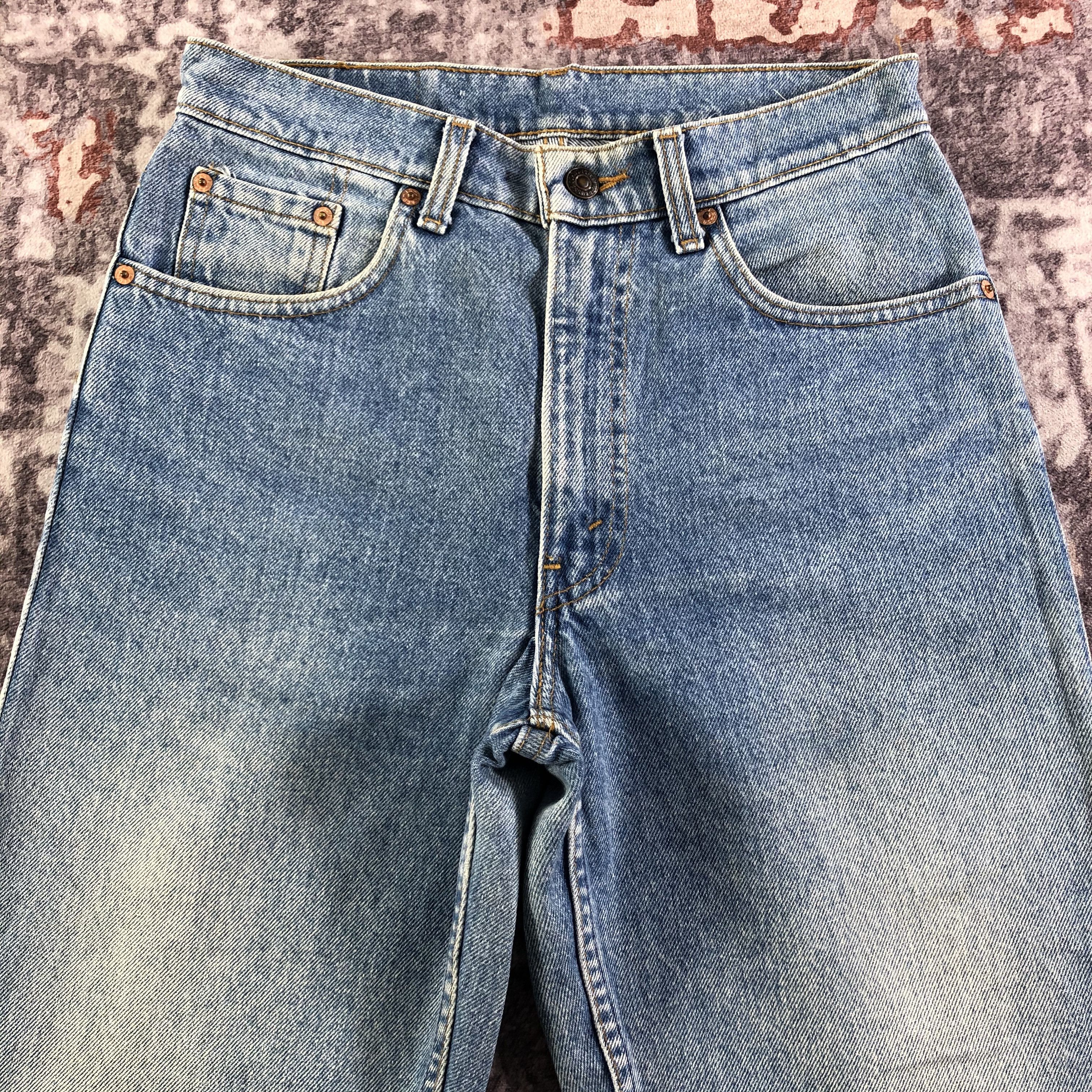 Levi's × Vintage 90s Vintage Blue Wash Levis 610 Jeans-JM3330 Size 29" - 3 Thumbnail
