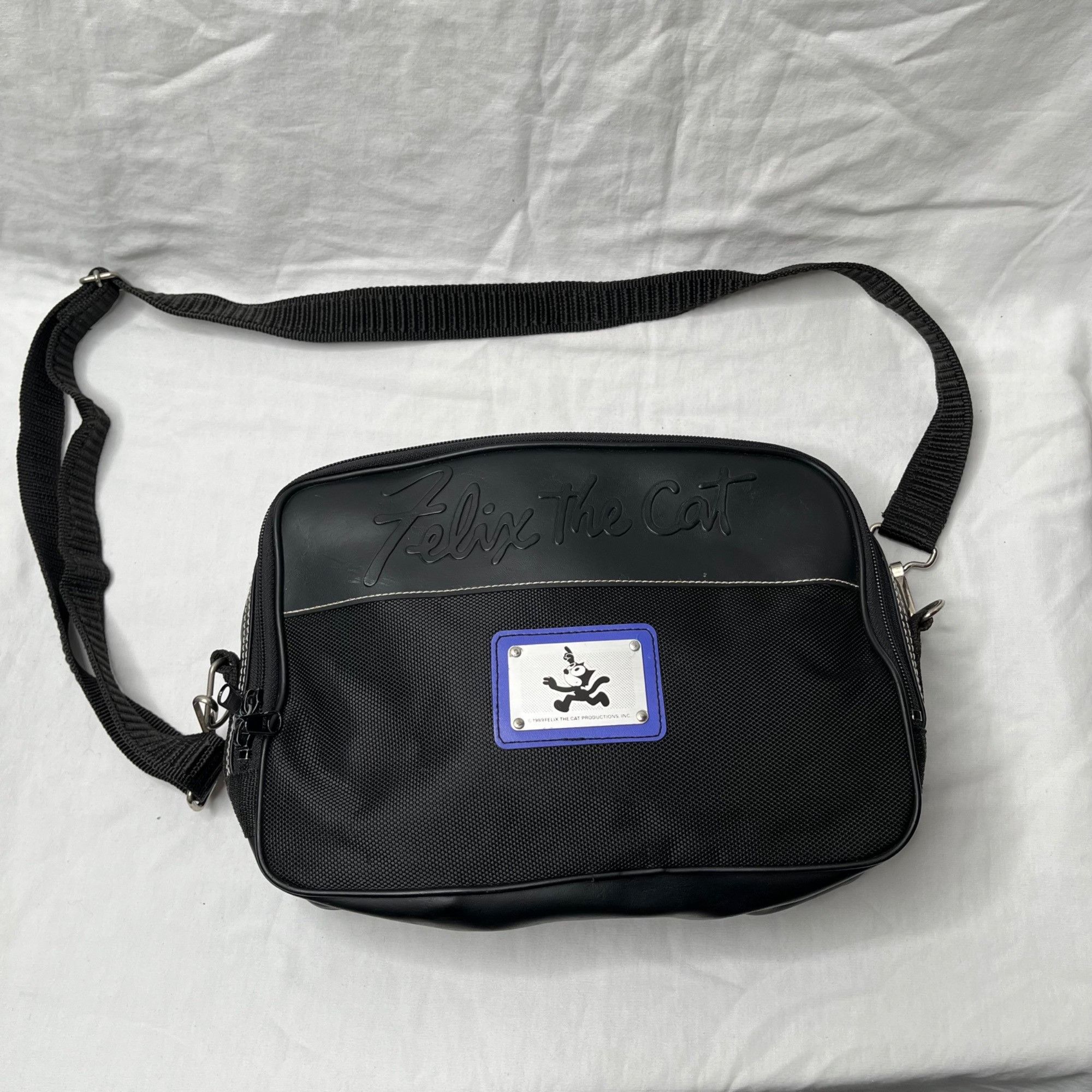 Other Vintage 1989 Felix The Cat Black Crossbody Carry On Travel B Size ONE SIZE - 7 Thumbnail