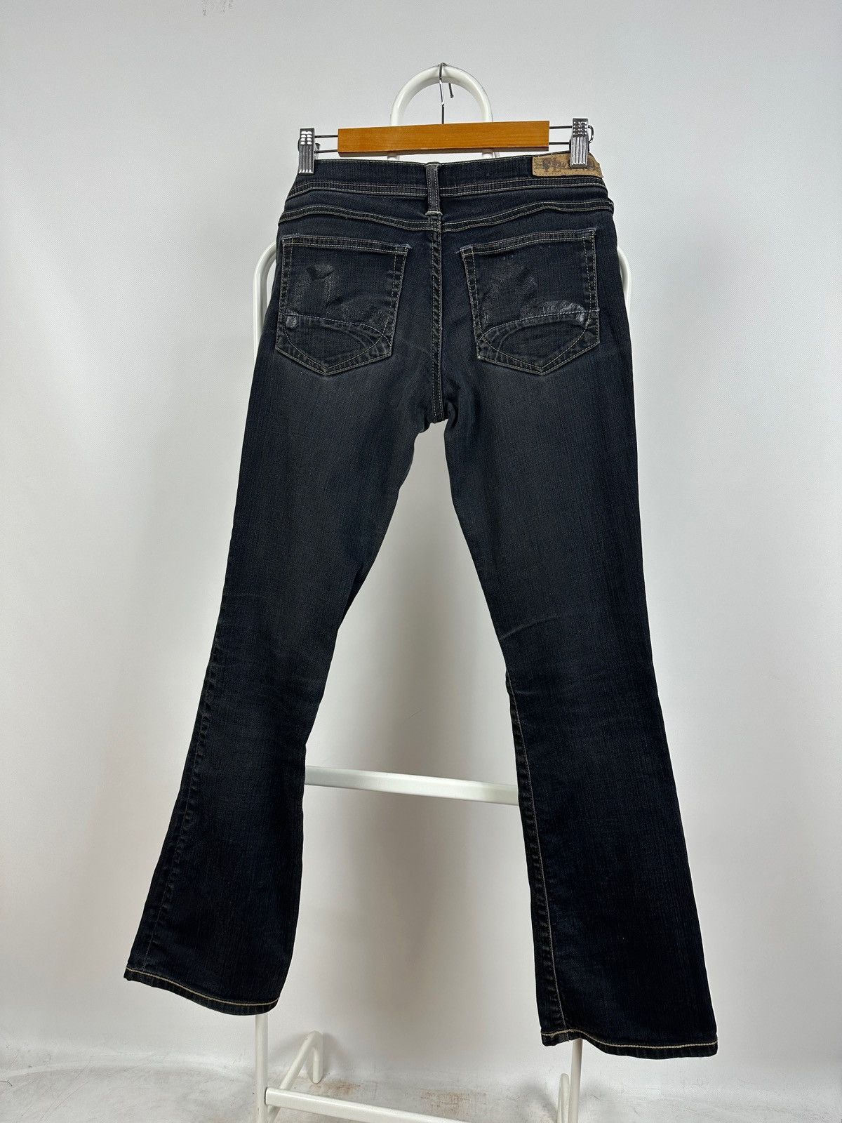 Evisu Vintage Evisu x Puma Y2K Flared Denim Jeans Pants Size 26" / US 2 / IT 38 - 1 Thumbnail