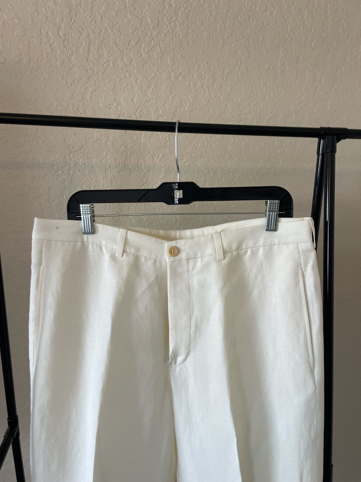 Armani Collezioni Textured FF dress trousers Size US 35 - 2 Thumbnail