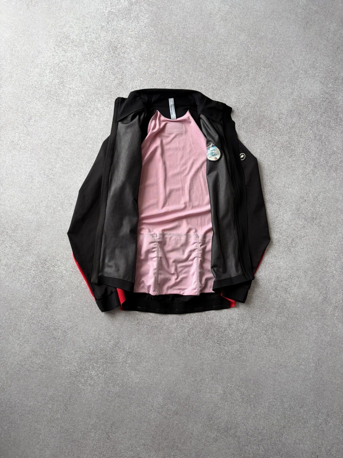 Other RRP $340 Assos Cycling Tiburu Jacket Laalalai Red Black Zip Size M / US 6-8 / IT 42-44 - 5 Thumbnail