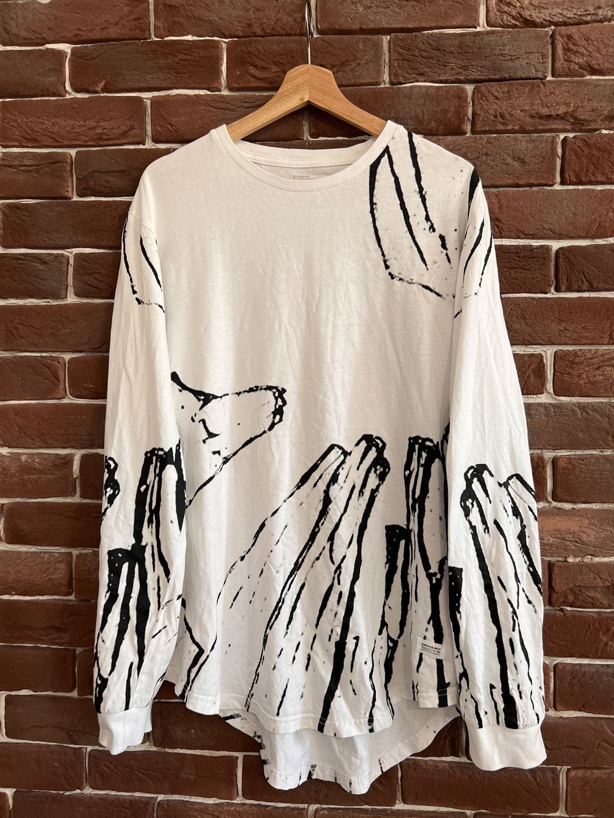 Stampd Rare Stampd Abstract oversized longsleeve tee Hype streetwea Size US L / EU 52-54 / 3 - 1 Thumbnail