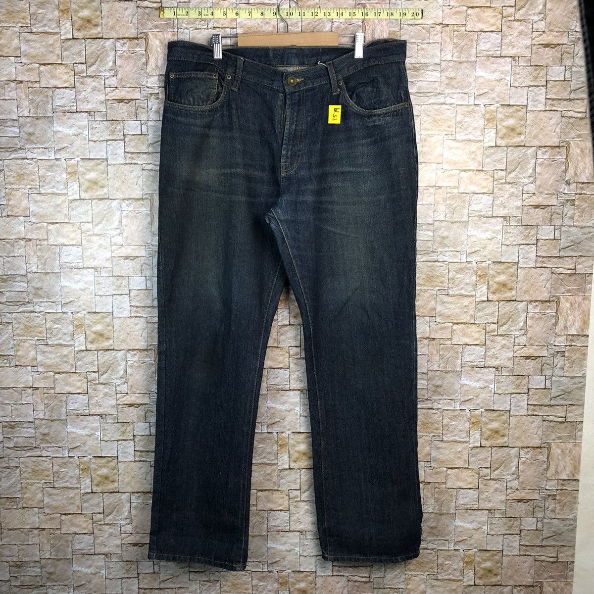 Japanese Brand Japanese Brand Blue Denim Pants #7579 Size US 37 - 1 Thumbnail