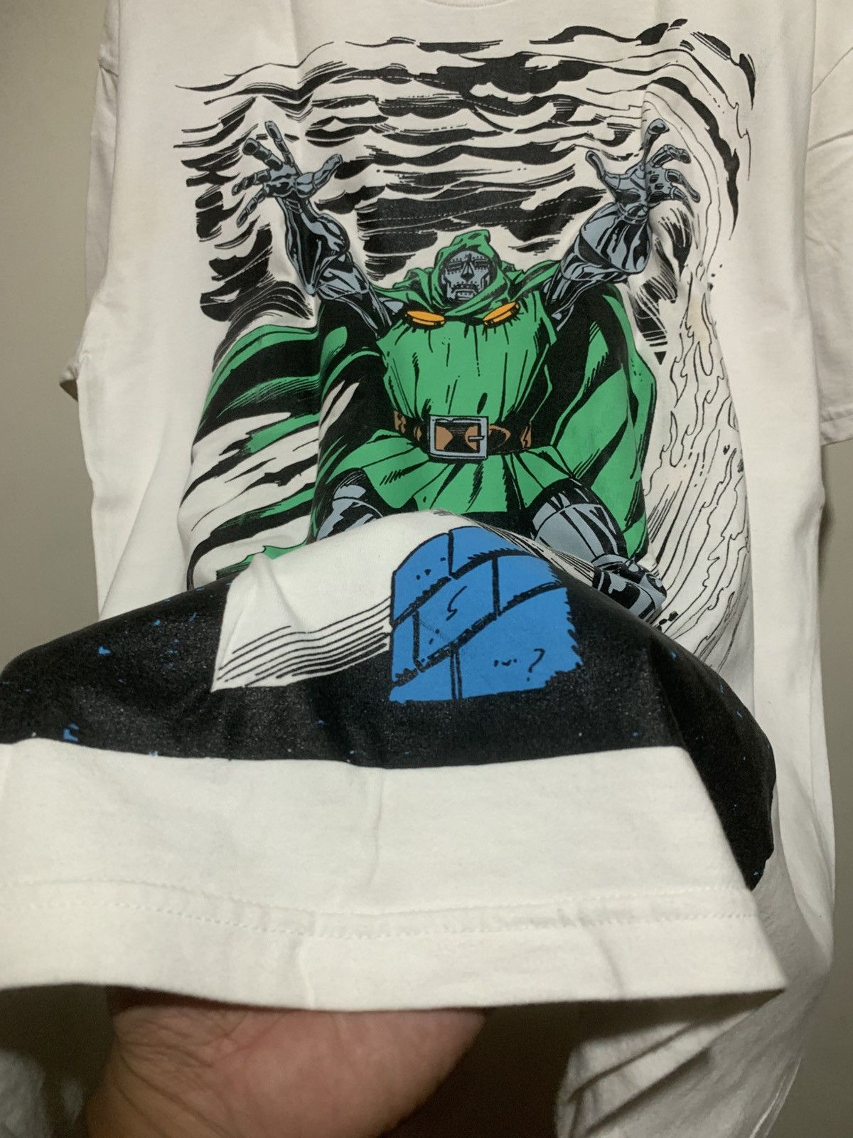 Japanese Brand Doctor Victor Von Doom Ogami Marvel T shirt Bootleg tee Rare Size US XL / EU 56 / 4 - 4 Thumbnail