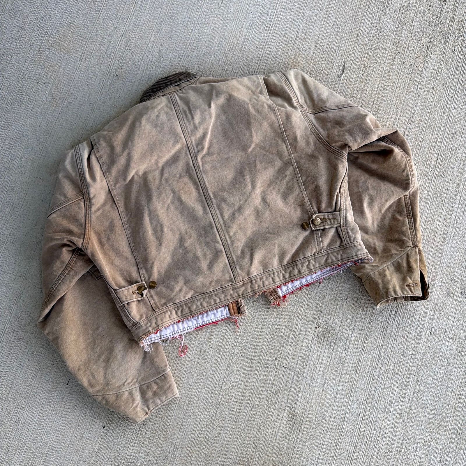 Carhartt × Vintage Carhartt brown cropped Detroit style work wear jacket Size US S / EU 44-46 / 1 - 7 Thumbnail