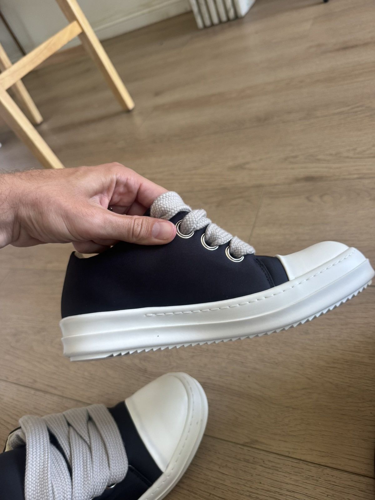 Rick Owens Jumbo lace ramones nylon Size US 9 / EU 42 - 8 Thumbnail