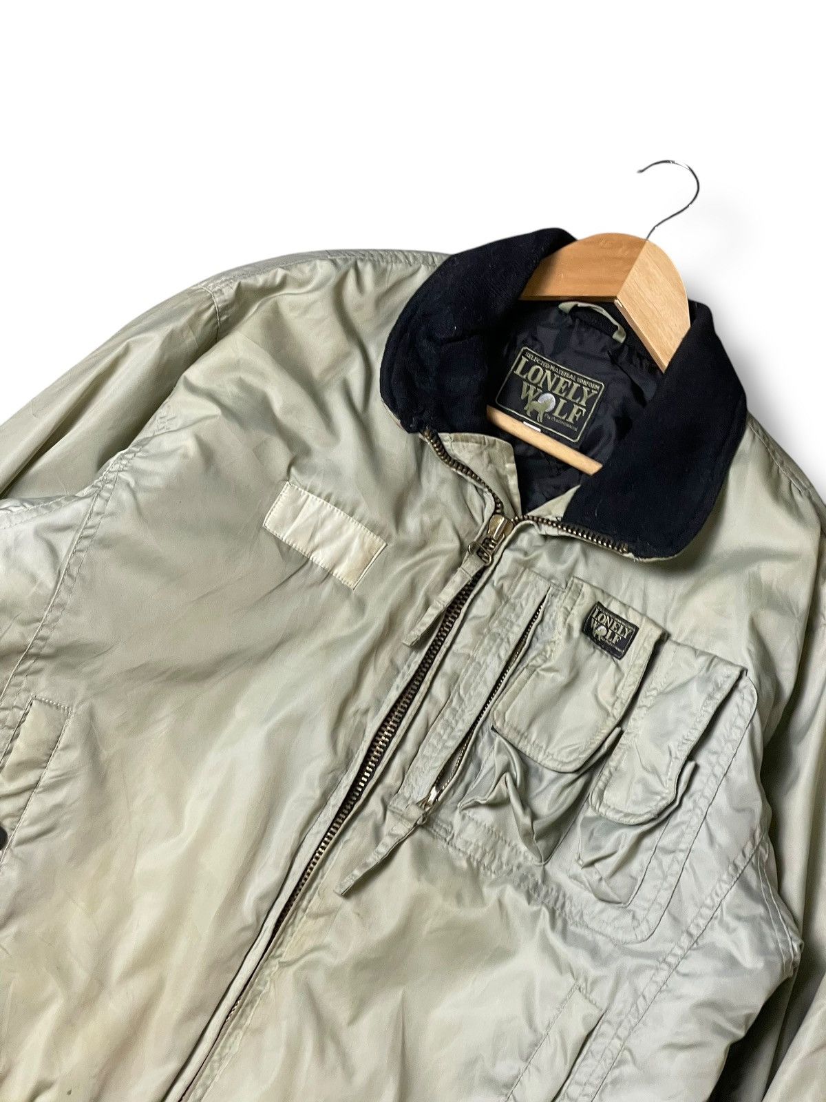 Japanese Brand × Vintage Lonely Wolf Brand Double Pocket Zipper Jacket (106) Size US M / EU 48-50 / 2 - 2 Thumbnail