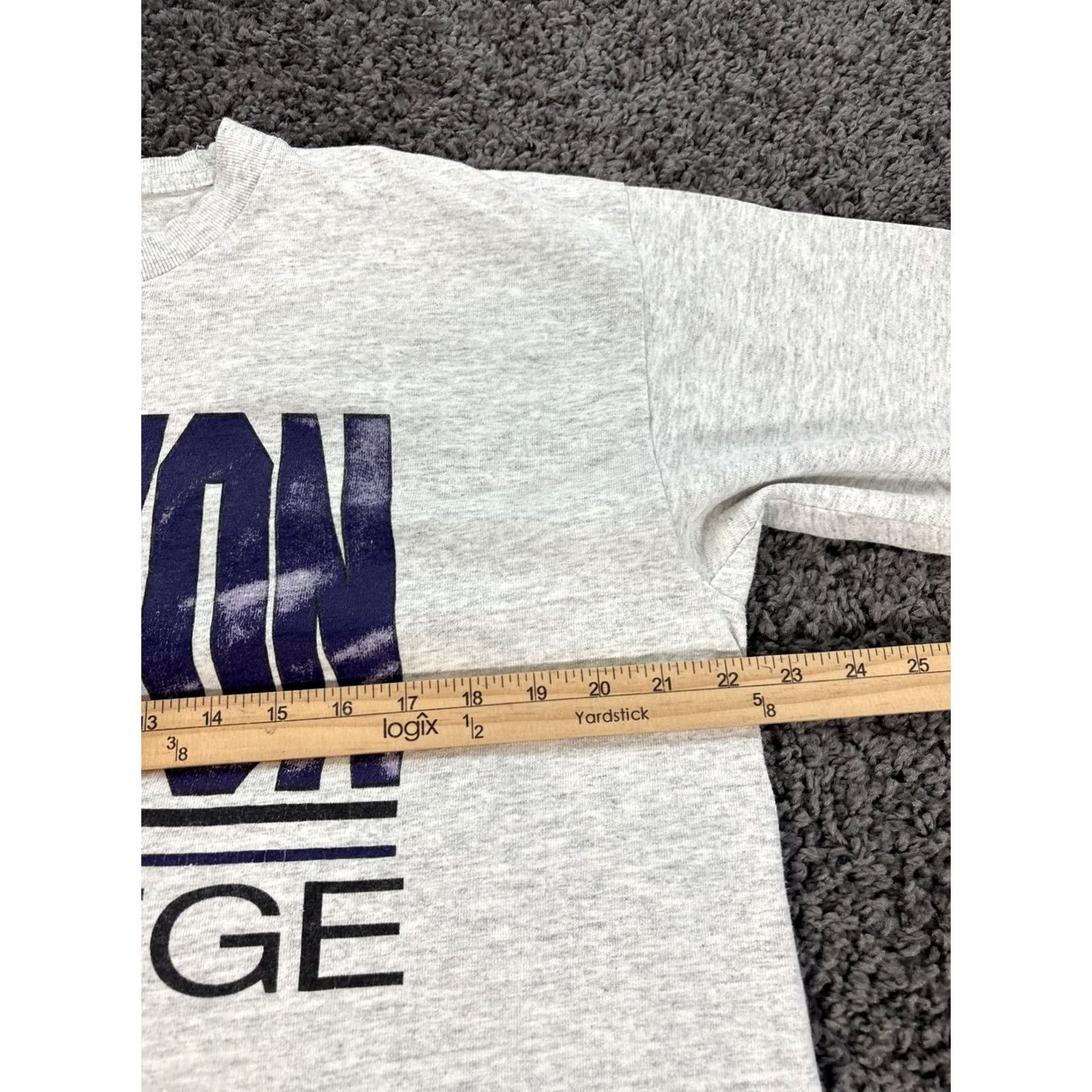 Spell VINTAGE Kenyon College T Shirt Mens XL White Graphic Spell Out University 90s College Comics Art Grunge Hipster Music TV SC Shirt Mens Size US XL / EU 56 / 4 - 3 Thumbnail