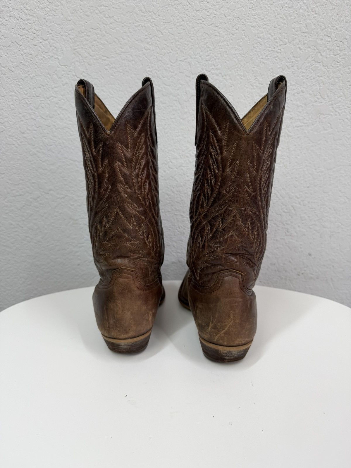 Sancho Boots Vintage AS 98 Guidi Style Cowboy High Leather Biker Boots Size US 7.5 / EU 40-41 - 8 Thumbnail