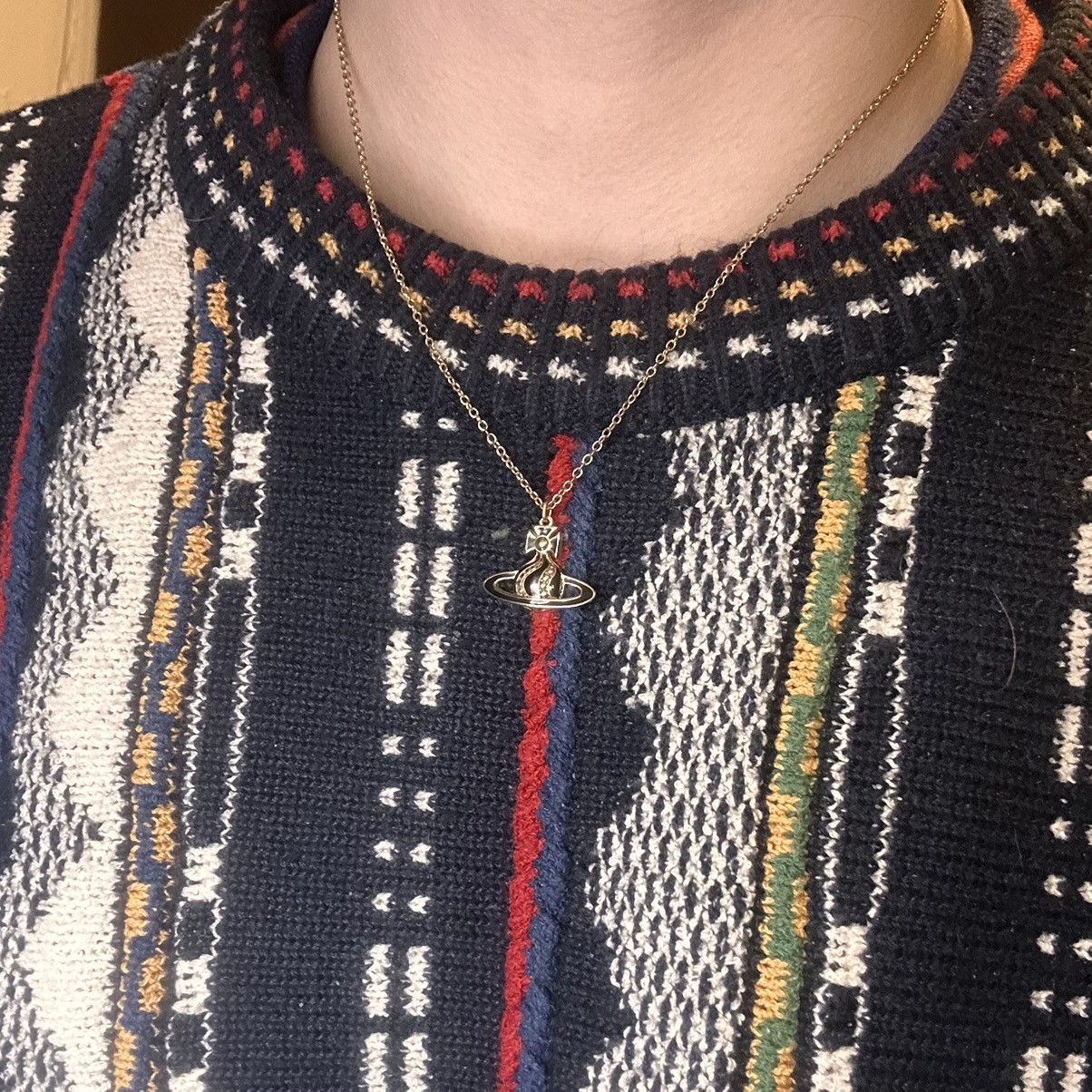 Vivienne Westwood Vivienne Westwood gold black rare ORB necklace Size ONE SIZE - 6 Thumbnail