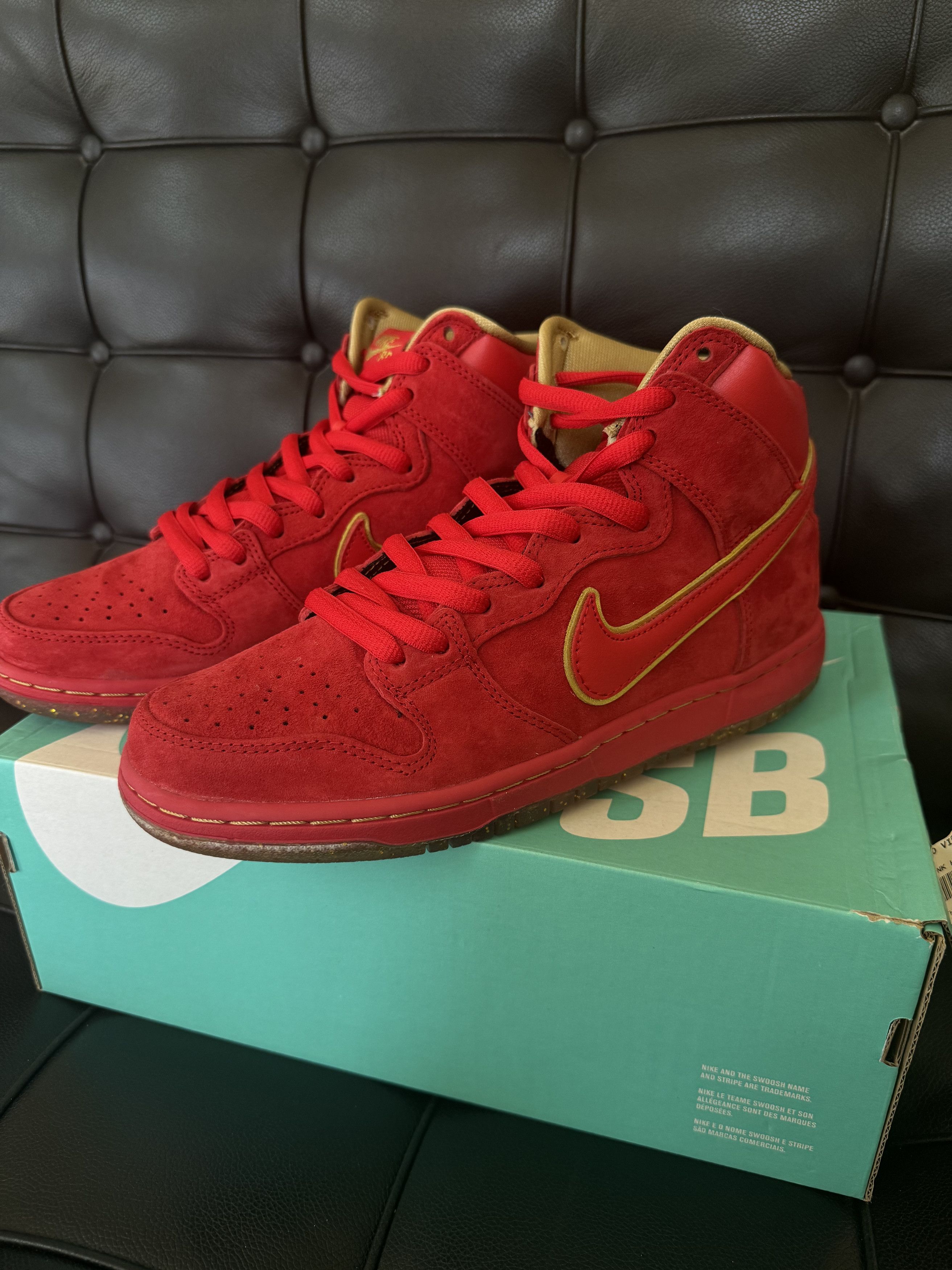 Nike Nike Dunk Hi Premium SB Chinese New Year 2014 Release Size US 9 / EU 42 - 7 Thumbnail