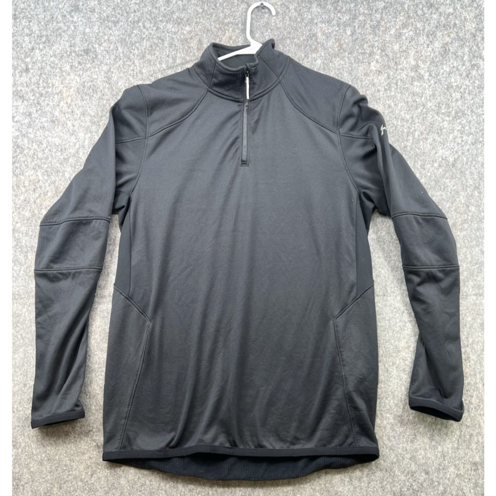 Under Armour Under Armour Men's Black ColdGear Reactor 1/4 Zip Mock Neck Pullover Size M Size US M / EU 48-50 / 2 - 2 Thumbnail