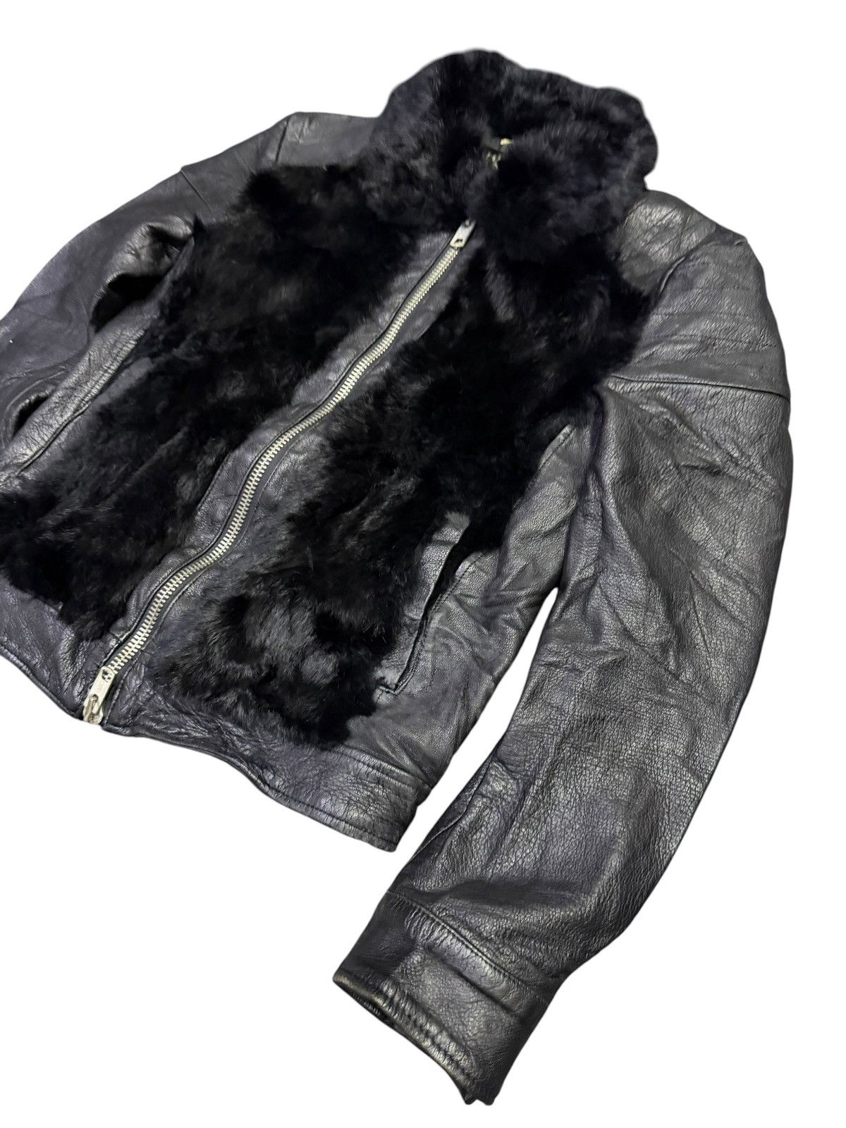 Japanese Brand Vintage Browns General Store Furr Leather Jacket Size M / US 6-8 / IT 42-44 - 2 Thumbnail