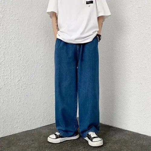 Jean × Vintage Streetwear Style Baggy Jeans Size US 32 / EU 48 - 2 Thumbnail