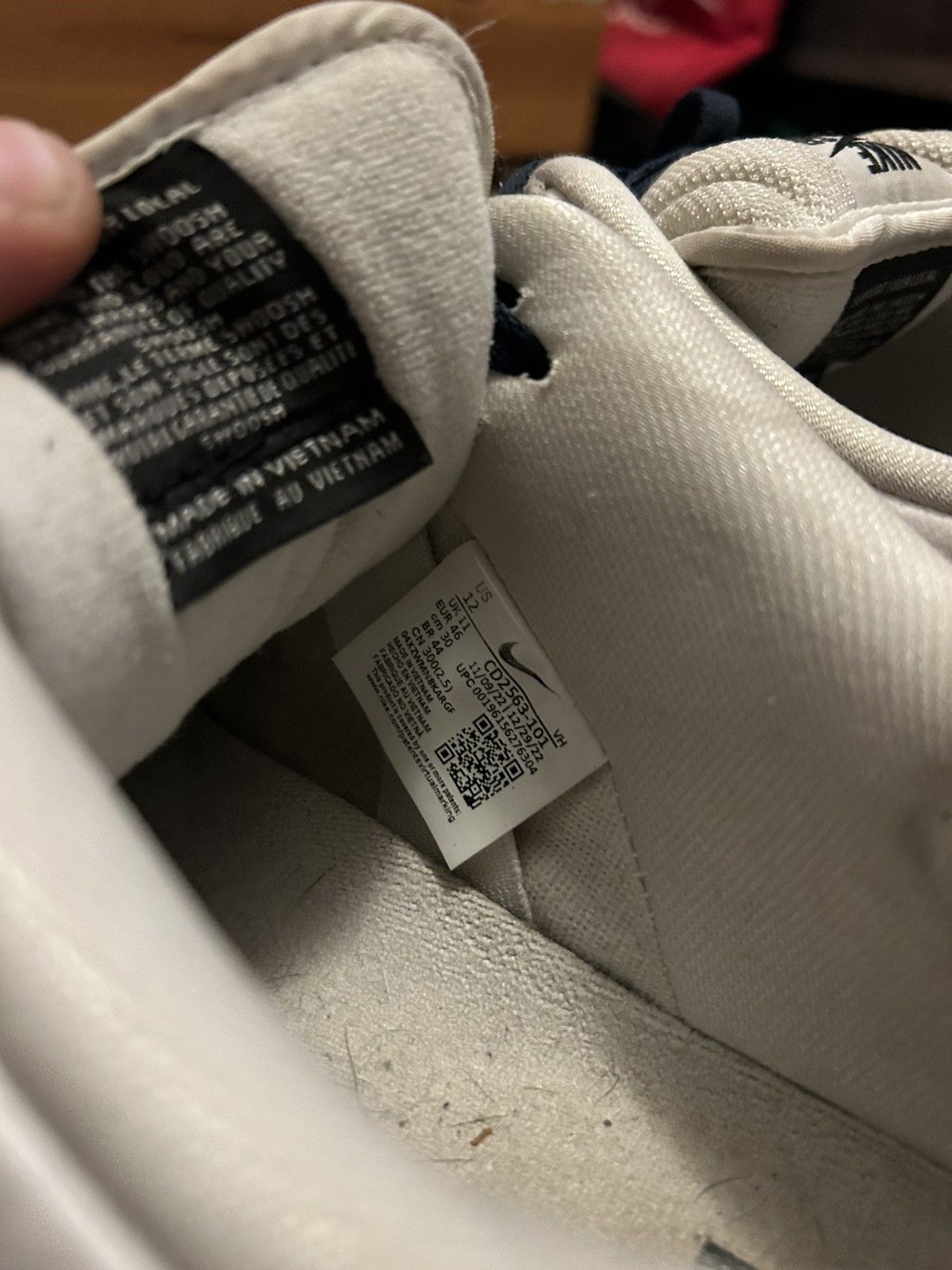 Nike Nike sb dunk low white gum Size US 12 / EU 45 - 6 Thumbnail