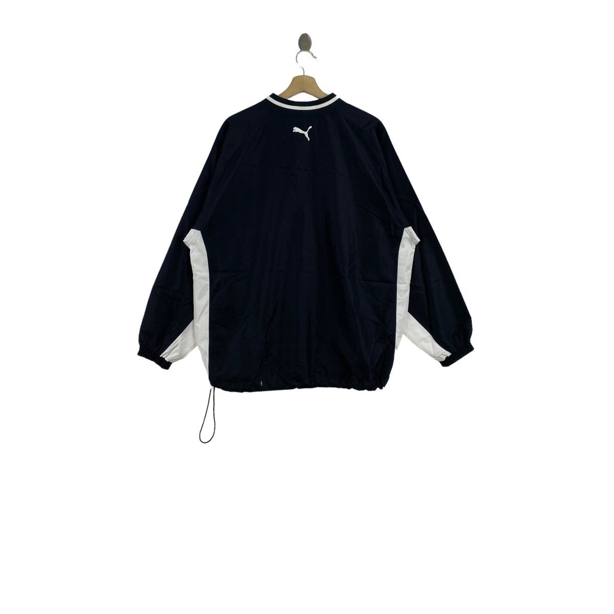 Puma Vintage PUMA Emboidered Logo V-neck Sweatshirt Size US M / EU 48-50 / 2 - 2 Thumbnail