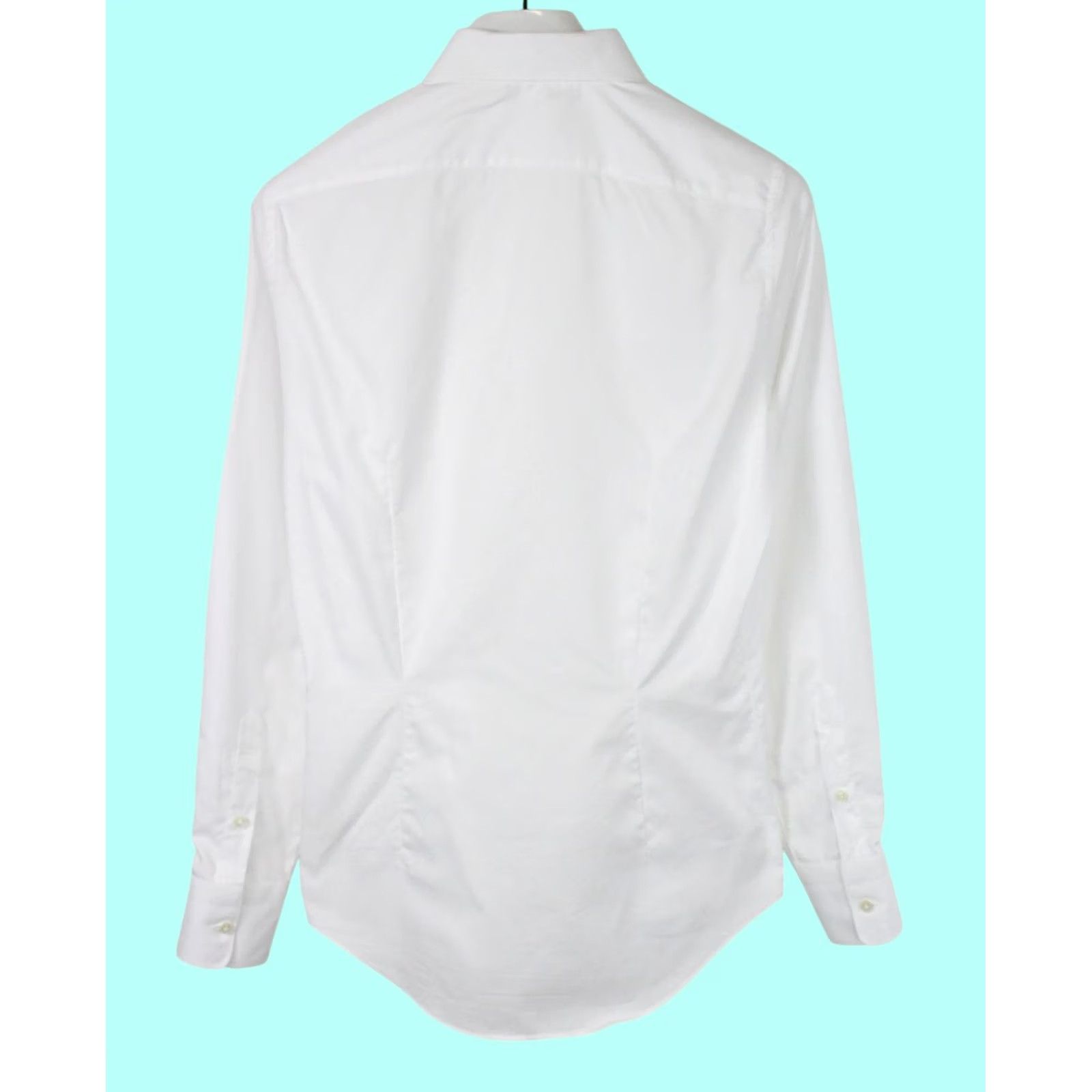 Suitsupply SUITSUPPLY Shirt Men's MEDIUM Extra Slim Fit Cutaway Collar White Formal Size 40R - 2 Thumbnail