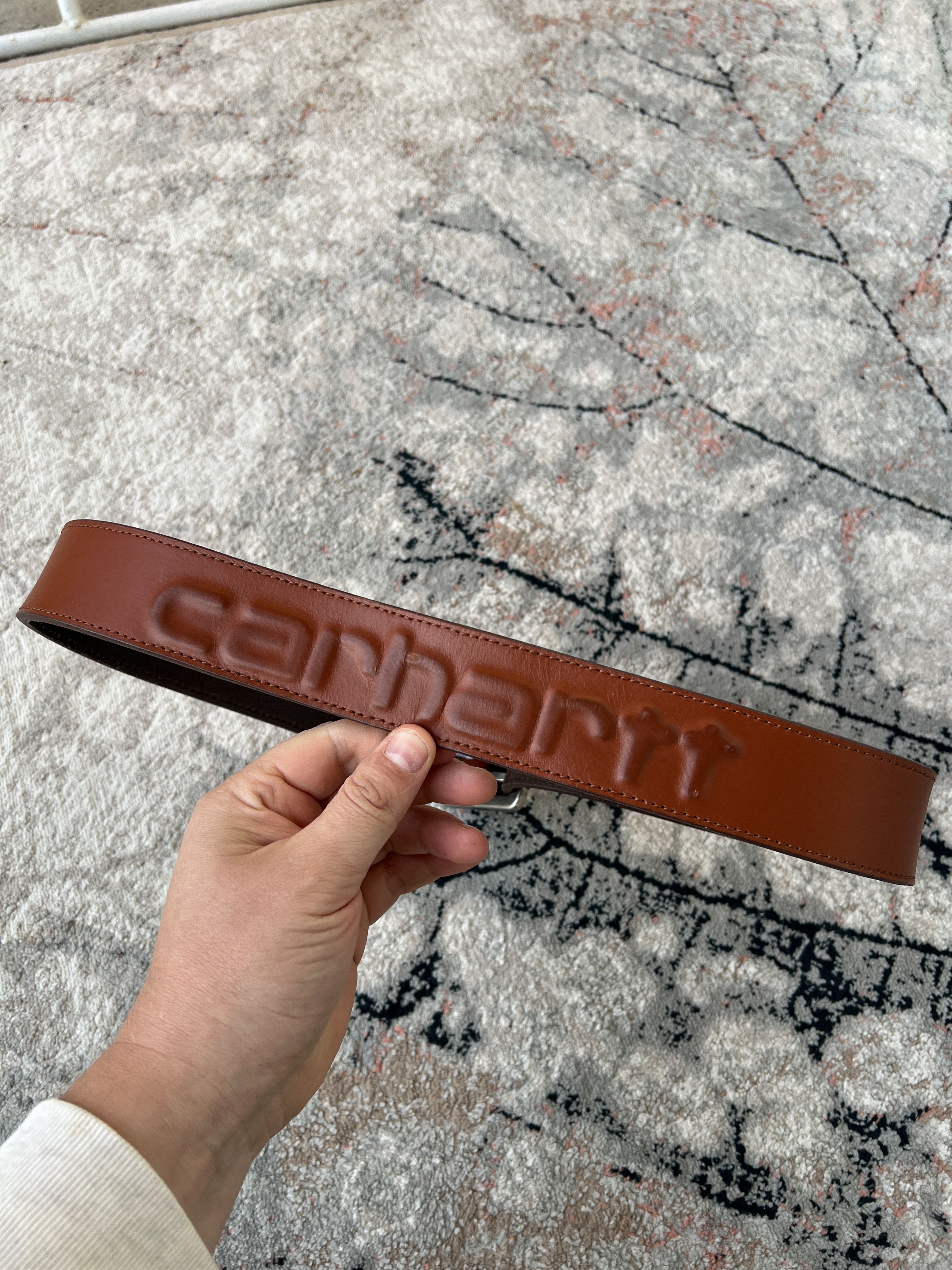 Carhartt Carharrt Leather Belt Size ONE SIZE - 1 Thumbnail