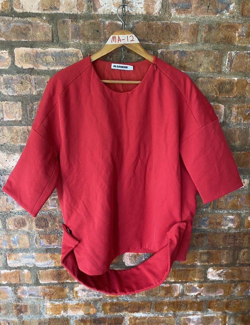 Jil Sander AW2011 Raf Simons Era Jil Sander red padded Size L / US 10 / IT 46 - 3 Thumbnail