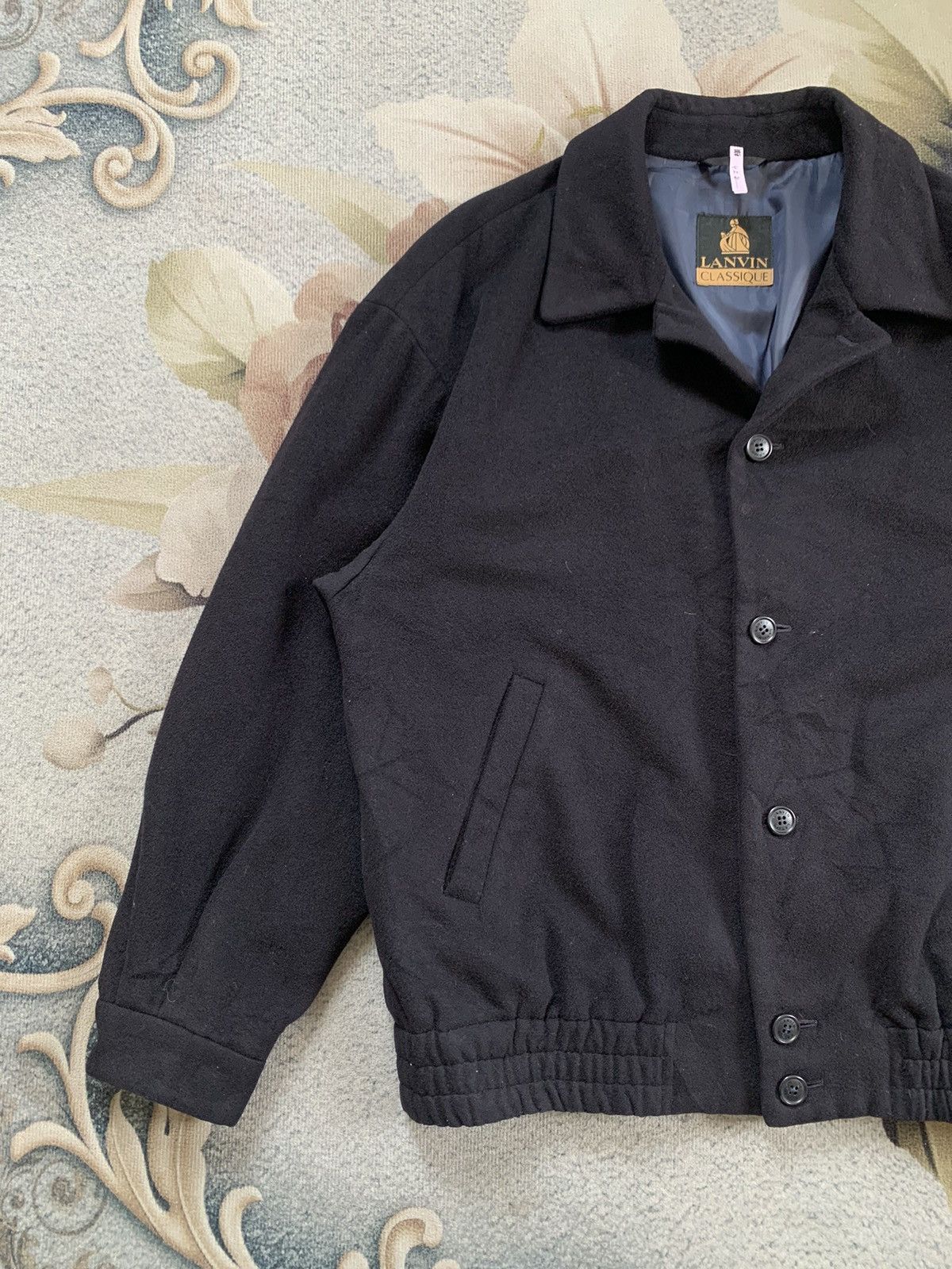 Lanvin Vtg Lanvin Classique Cashmere Buttons Jacket Size US L / EU 52-54 / 3 - 3 Thumbnail