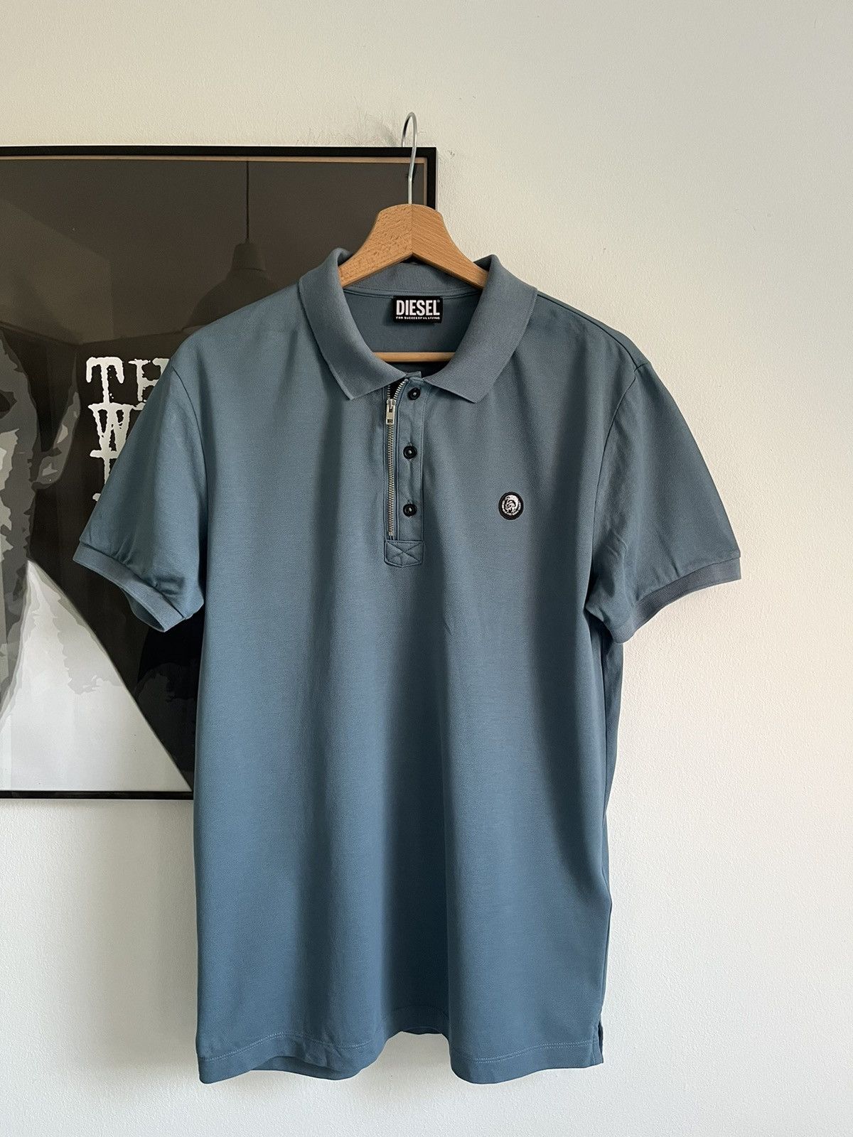 Diesel × Vintage Diesel Avant Garde Style Polo Shirt Size US M / EU 48-50 / 2 - 1 Thumbnail