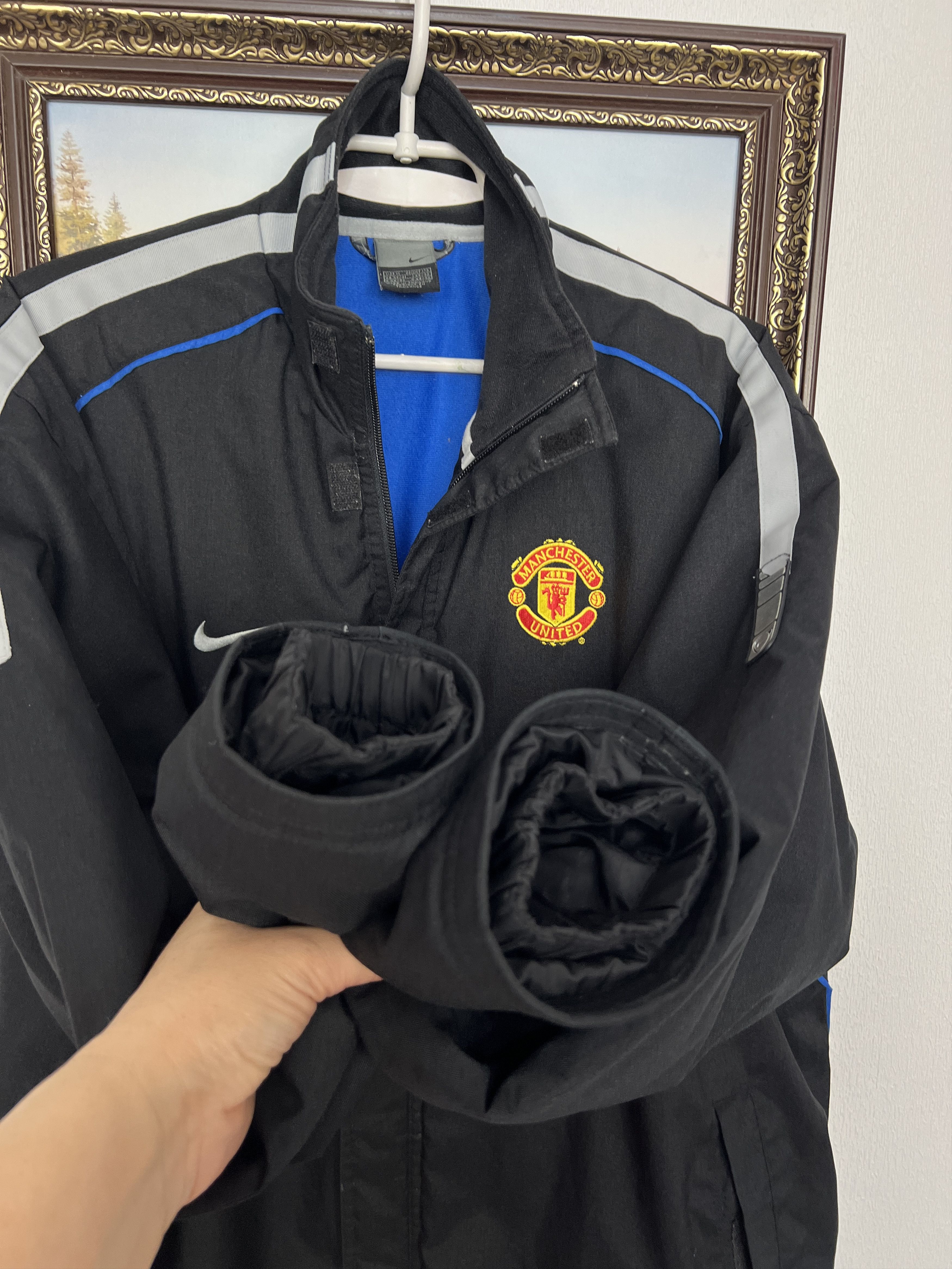 Nike Manchester United Football Padded Jacket Soccer Track Top Size US M / EU 48-50 / 2 - 5 Thumbnail
