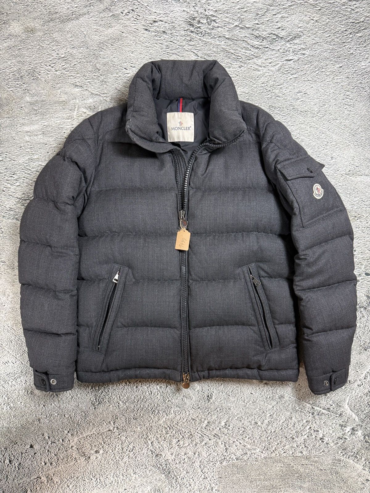 Moncler Moncler puffer jacket grey down Size US XL / EU 56 / 4 - 1 Thumbnail