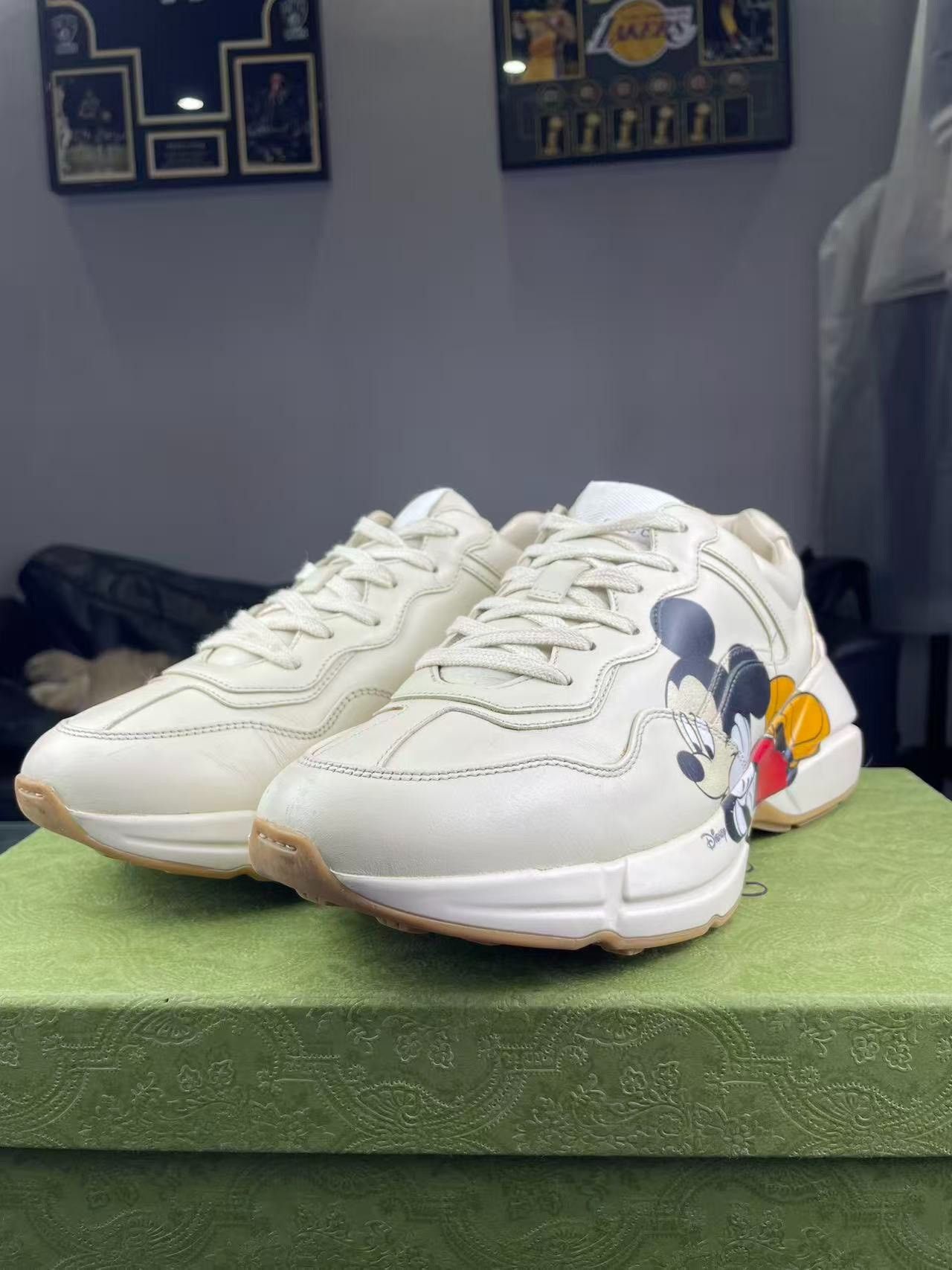 Gucci Gucci Collab Beige Lowtop Sneakers 7.5 Men Size US 7.5 / EU 40-41 - 1 Thumbnail