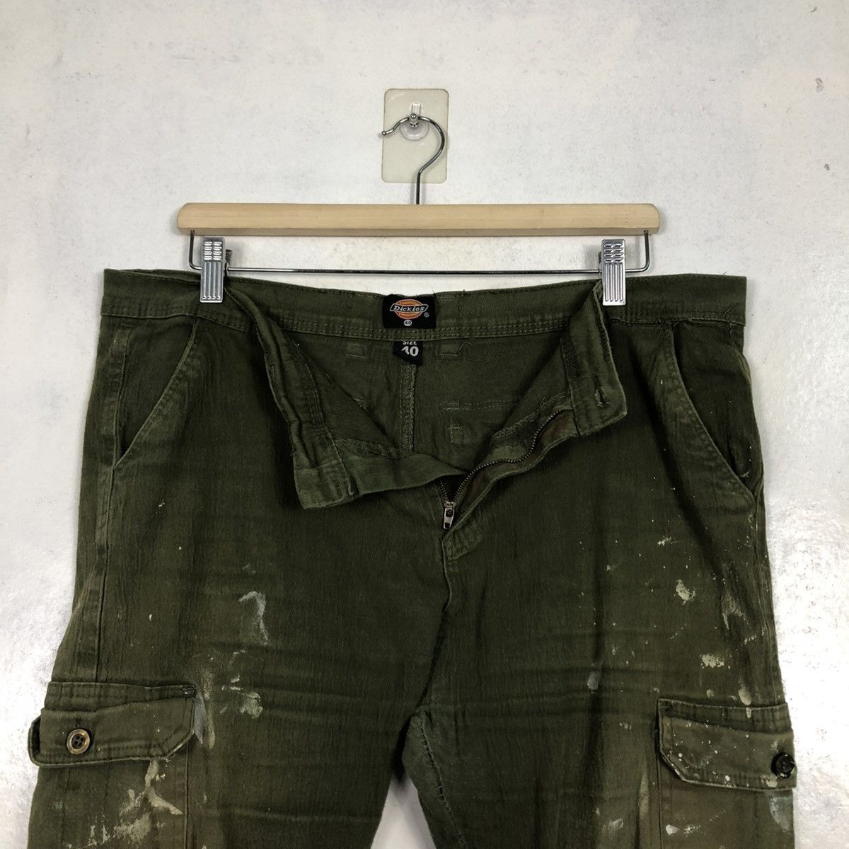 Japanese Brand 🔥VINTAGE WORKER PANTS CARGO PAINT DESIGN DICKIES USA Size US 36 / EU 52 - 19 Thumbnail