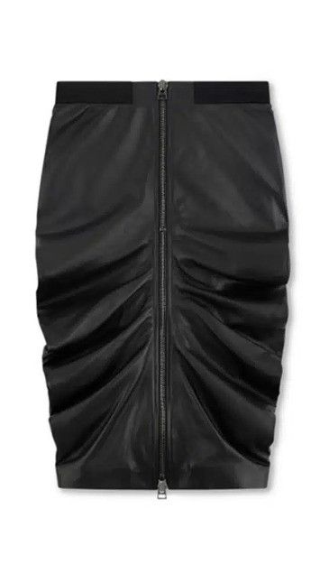 Tom Ford o1loc1c1224 GCL853 Leather Skirt in Black Size 26" / US 2 / IT 38 - 1 Thumbnail