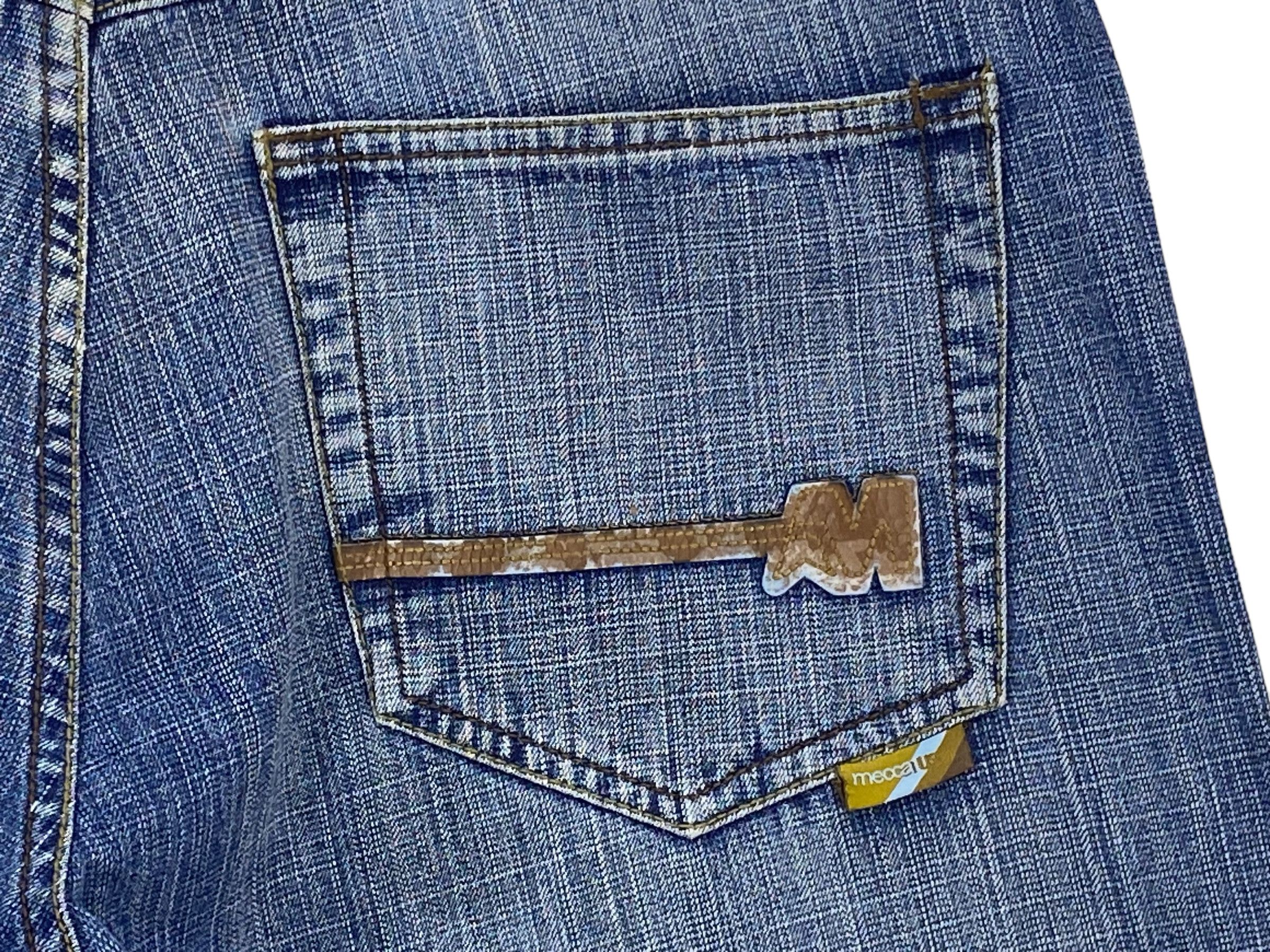 Mecca Mecca Jeans Distressed Jeans Baggy Hiphop Jeans Size US 36 / EU 52 - 10 Thumbnail