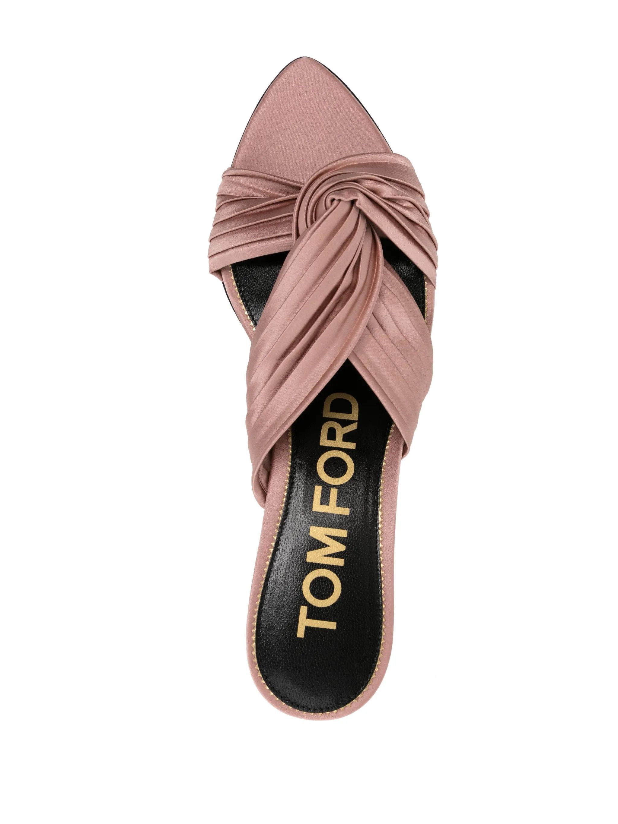 Tom Ford o1y0126 Spike Heel Mules in Blush Size US 7 / IT 37 - 3 Thumbnail