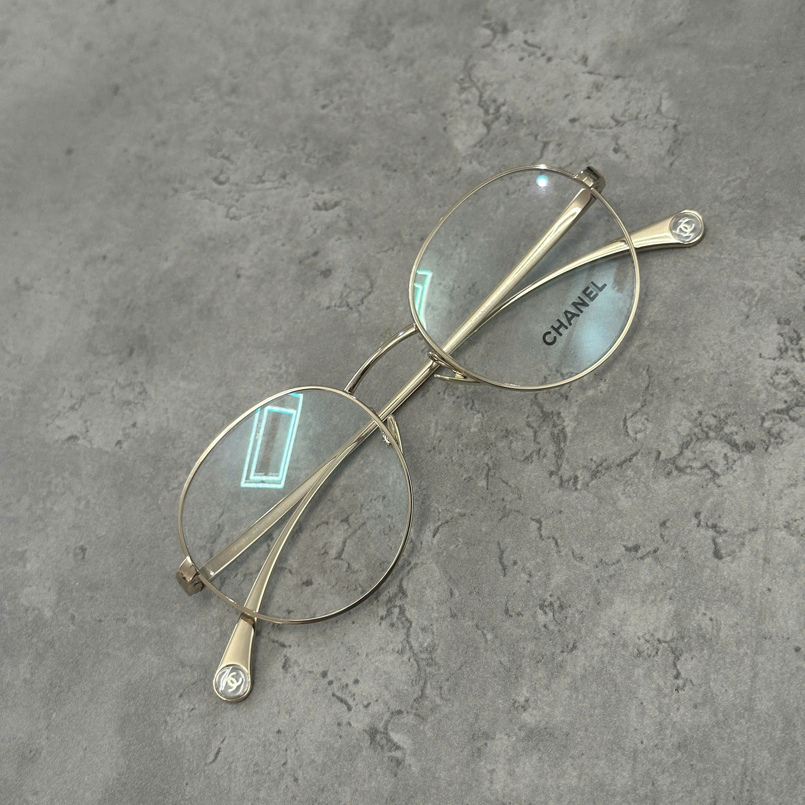 Chanel CHANEL 0CH2209 C395 Eyeglasses GOLD Size ONE SIZE - 3 Thumbnail