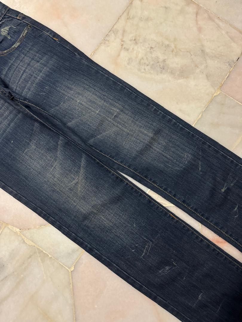 Japanese Brand 💥DSQUARED INSPIRED RUSTY MUDWASH DARK DENIM JEANS Size US 29 - 10 Thumbnail