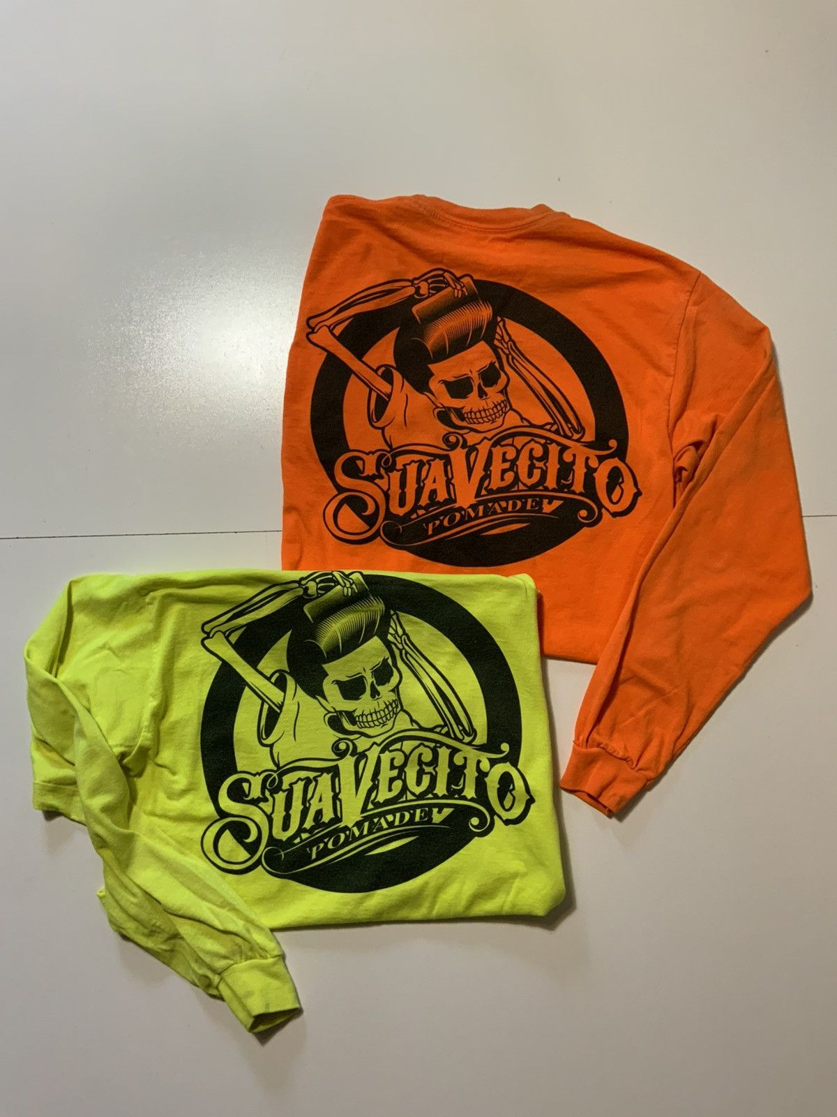 Other Lot Of 2 Suavecito Pomade Hair Styling Graphic L/S T-Shirts Size US M / EU 48-50 / 2 - 1 Thumbnail