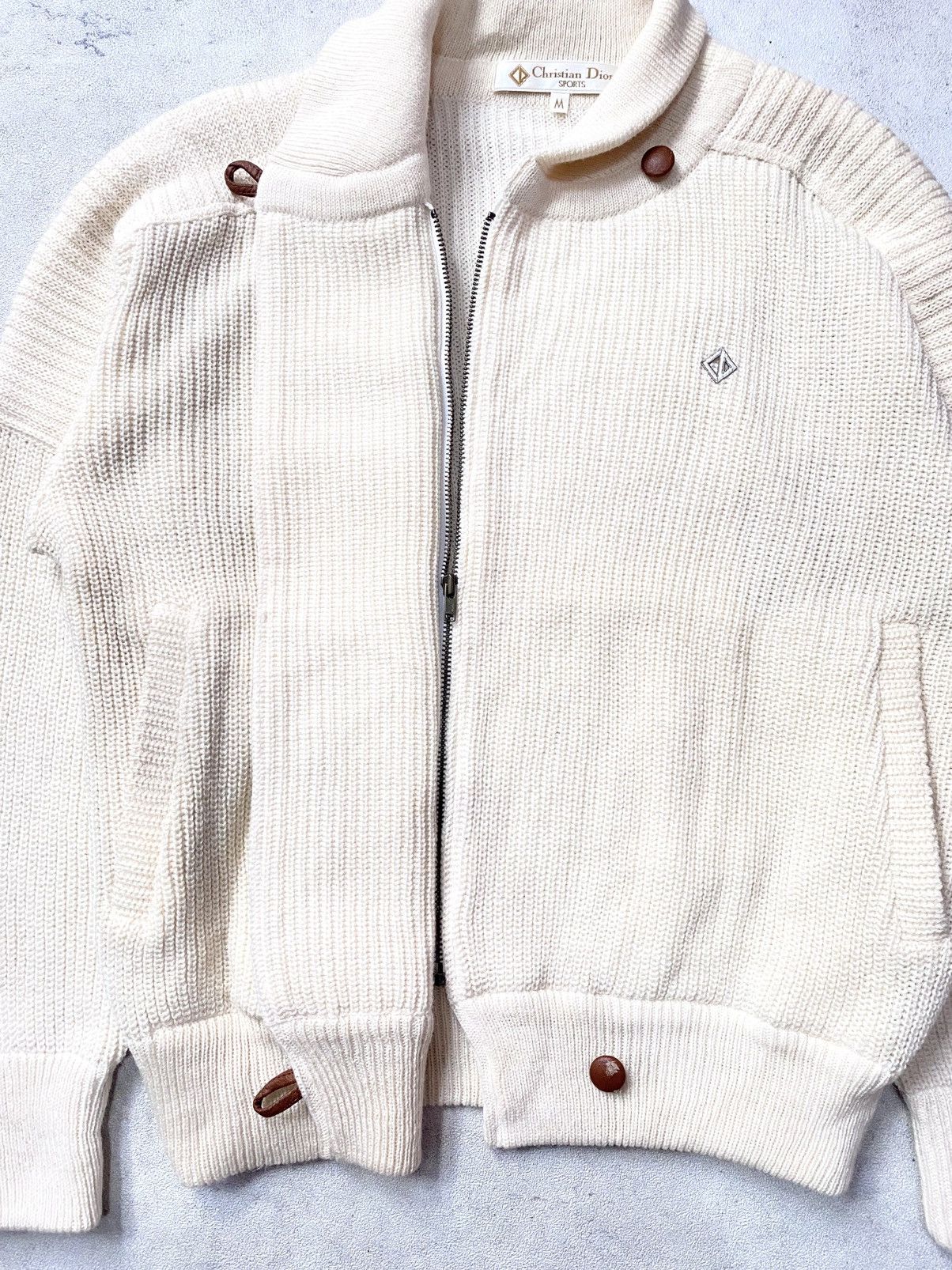 Dior Christian Dior Sports Knit Sweater Jacket Vintage Size US M / EU 48-50 / 2 - 5 Thumbnail