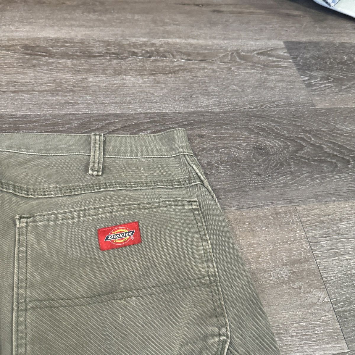 Dickies × StraightFaded × Vintage Vintage Y2K Faded olive green wide leg dickies carpenter Size US 36 / EU 52 - 3 Thumbnail