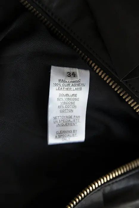 Balmain Resort 2015 black leather mermaid skirt Size 25" / US 0 / IT 36 - 8 Thumbnail