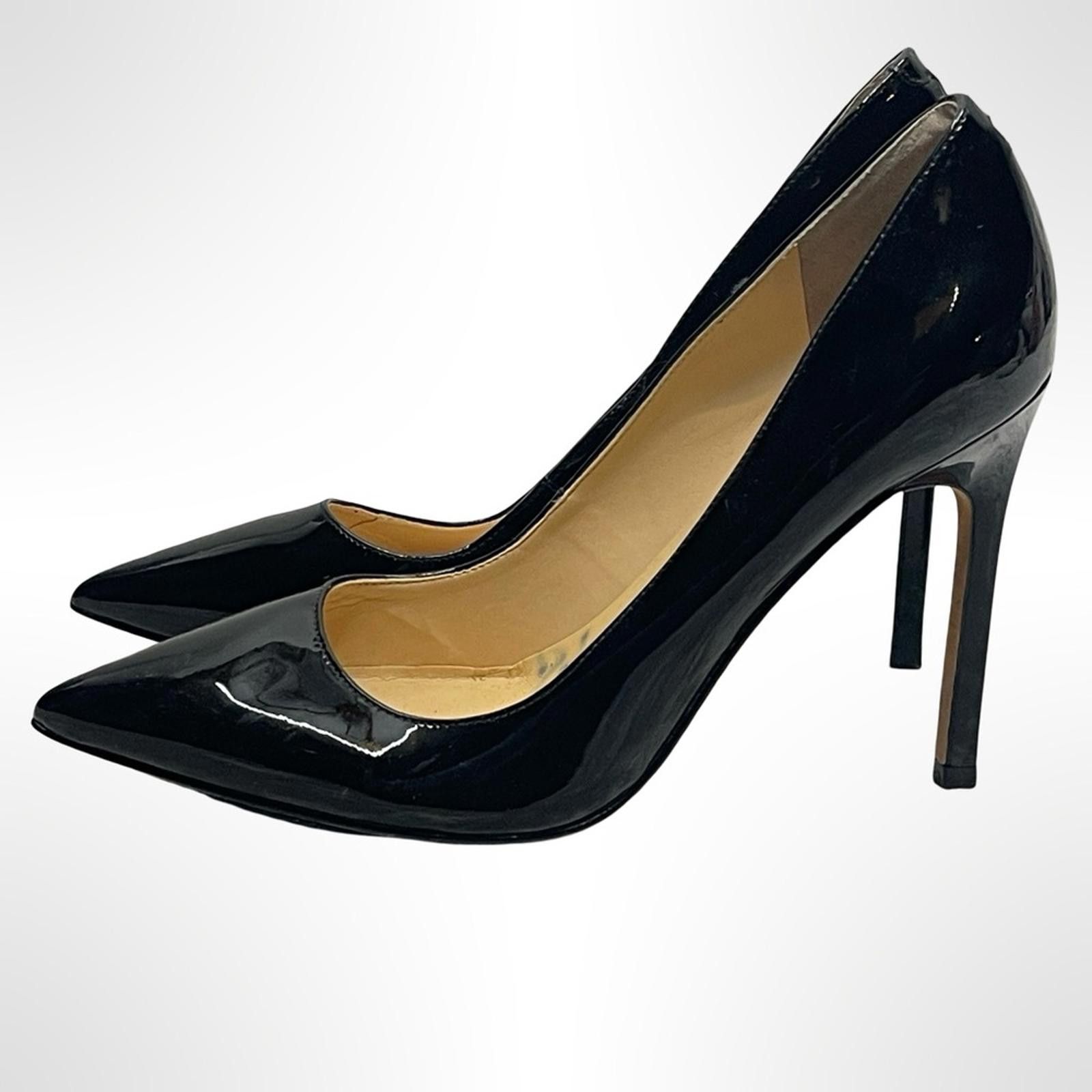 Other Ivanka Trump pointed toe Black Leather Pumps in size 7 Size US 7 / IT 37 - 4 Thumbnail