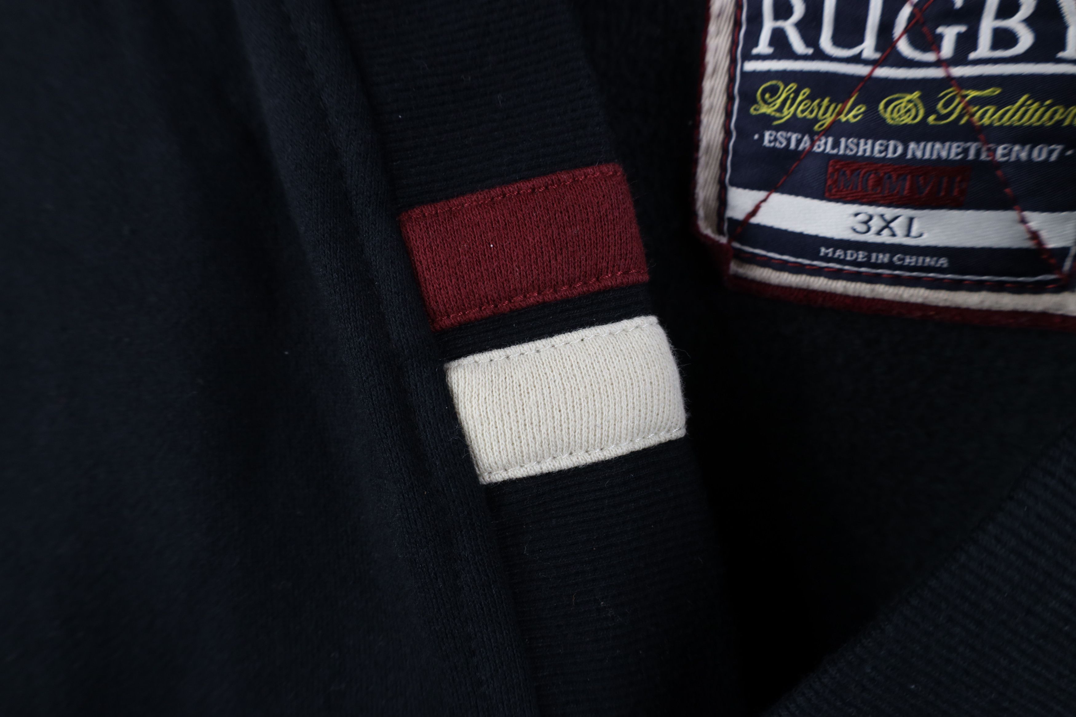 Vintage Y2K Dapper Heavyweight Hooded Rugby Cardigan Sweatshirt Size US XXL / EU 58 / 5 - 5 Thumbnail