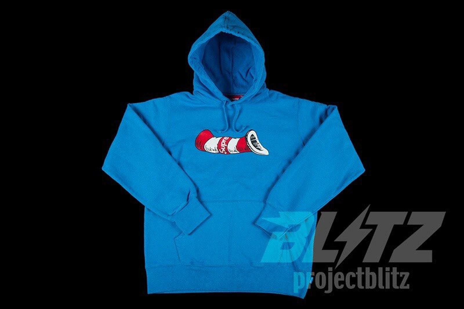 Supreme FW18 SUPREME CAT IN THE HAT HOODED SWEATSHIRT M Size US M / EU 48-50 / 2 - 2 Thumbnail