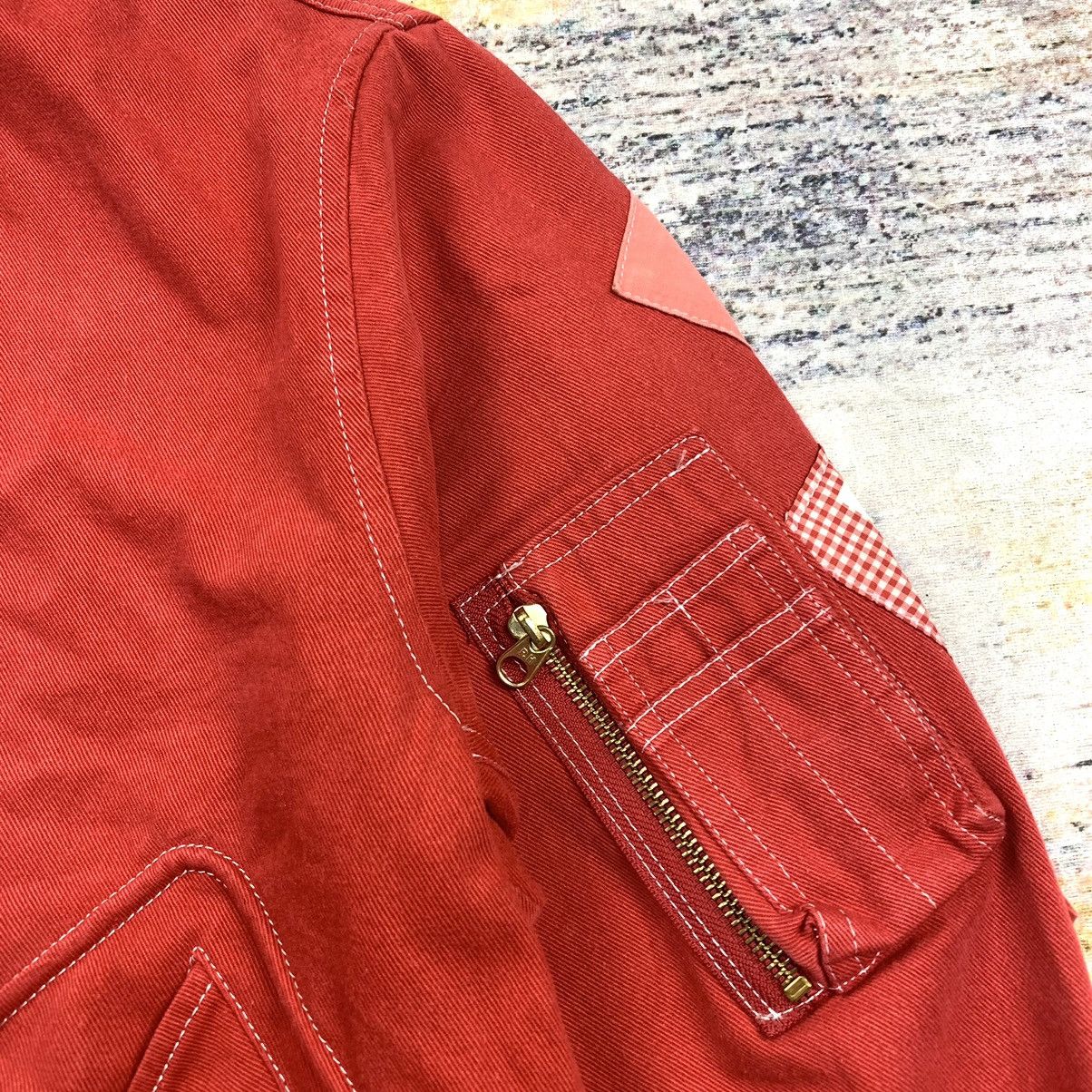 Japanese Brand Vintage pink house patches ma-1 bomber jacket Size US M / EU 48-50 / 2 - 7 Thumbnail