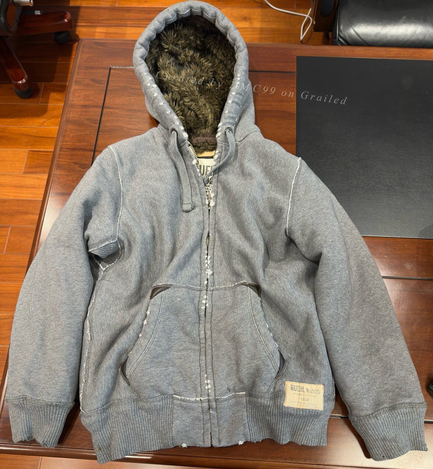 Ruehl No. 925 Abercrombie Ruehl Fleece Hoodie Size US M / EU 48-50 / 2 - 1 Thumbnail