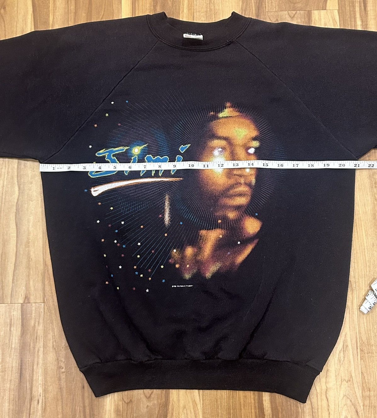 Band Tees × Vintage Vintage 1986 Jimi Hendrix faded crewneck Size US XL / EU 56 / 4 - 5 Thumbnail
