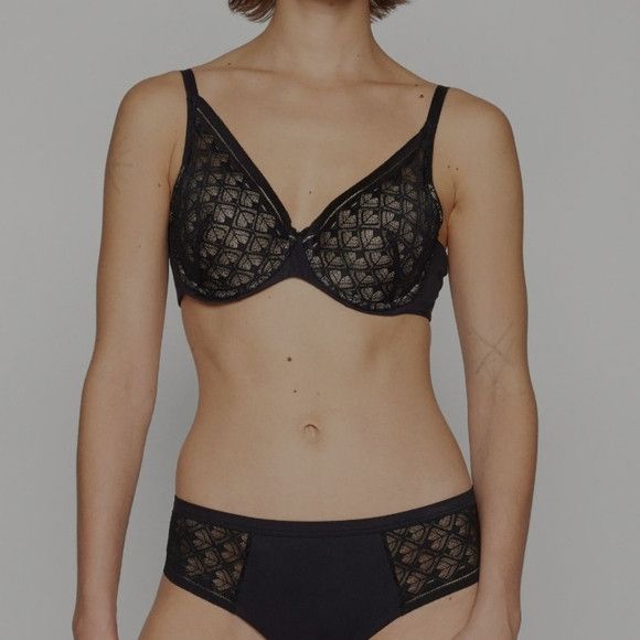 Other Chantelle Ace Covering Memory black Lace Bra - 34b Size ONE SIZE - 1 Thumbnail