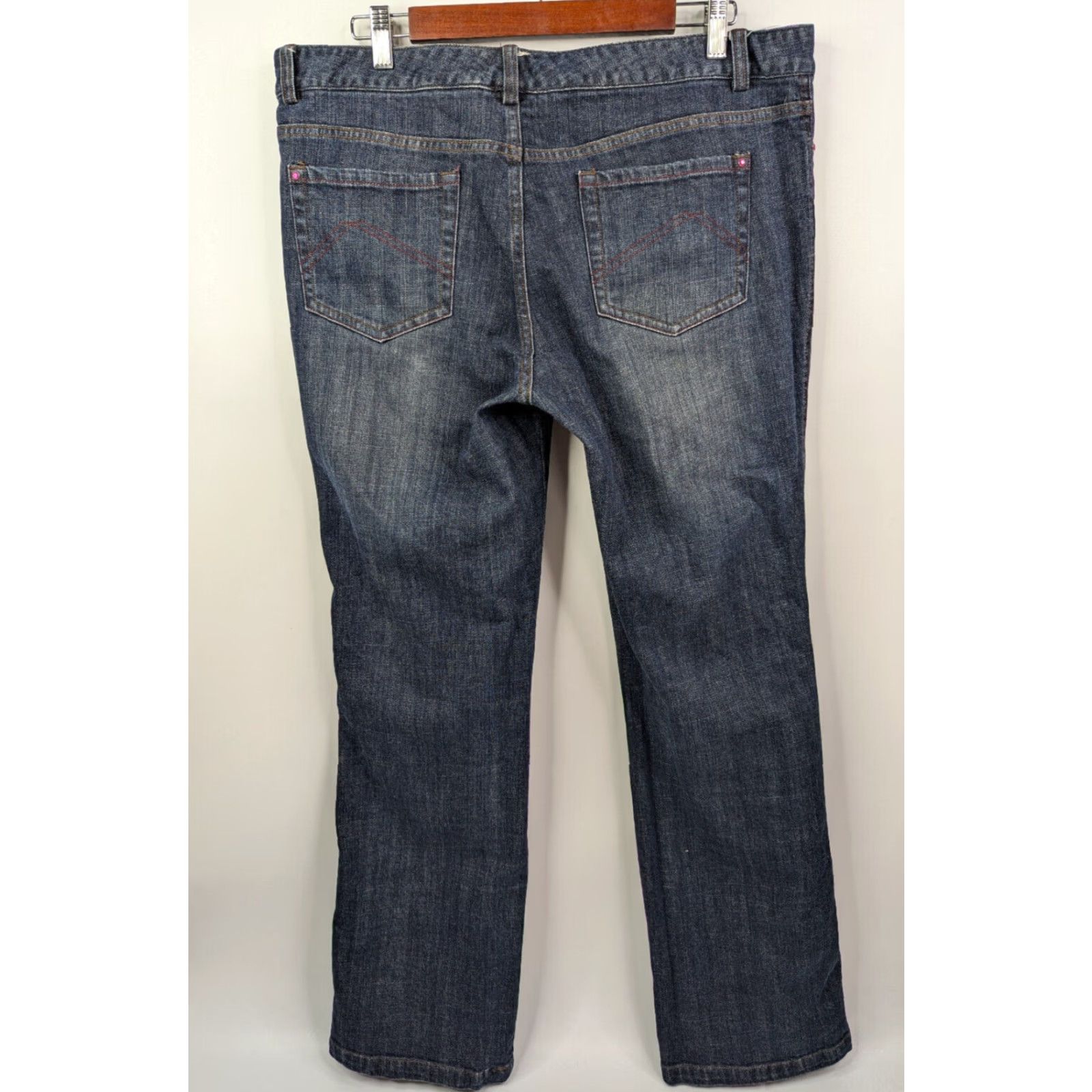 Denime VINTAGE Sigrid Olsen Jeans Womens 14 Straight Denim Blue Innovator 07 Pockets Belt Loops Ble? Size 36" / US 14 / IT 50 - 4 Thumbnail