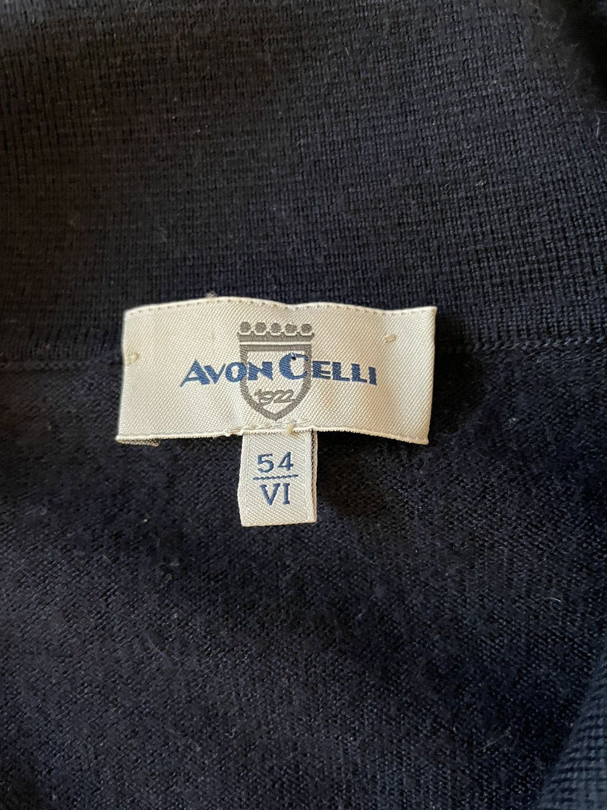 Avon Celli Cashmere Tri-Blend Tipped Sweater Polo Size US XL / EU 56 / 4 - 3 Thumbnail